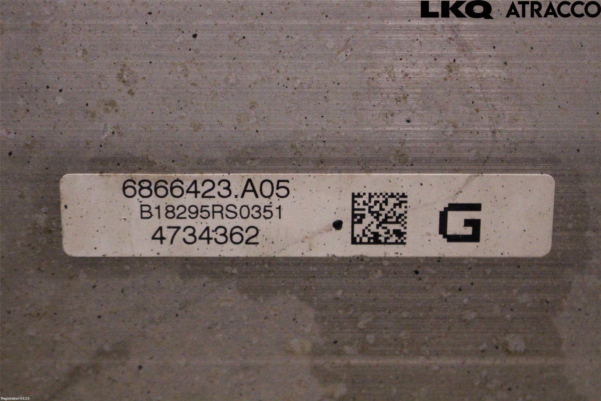 BMW 5 G30/G31/F90 17-23 Bakaksel Feste Travers-Ramme
