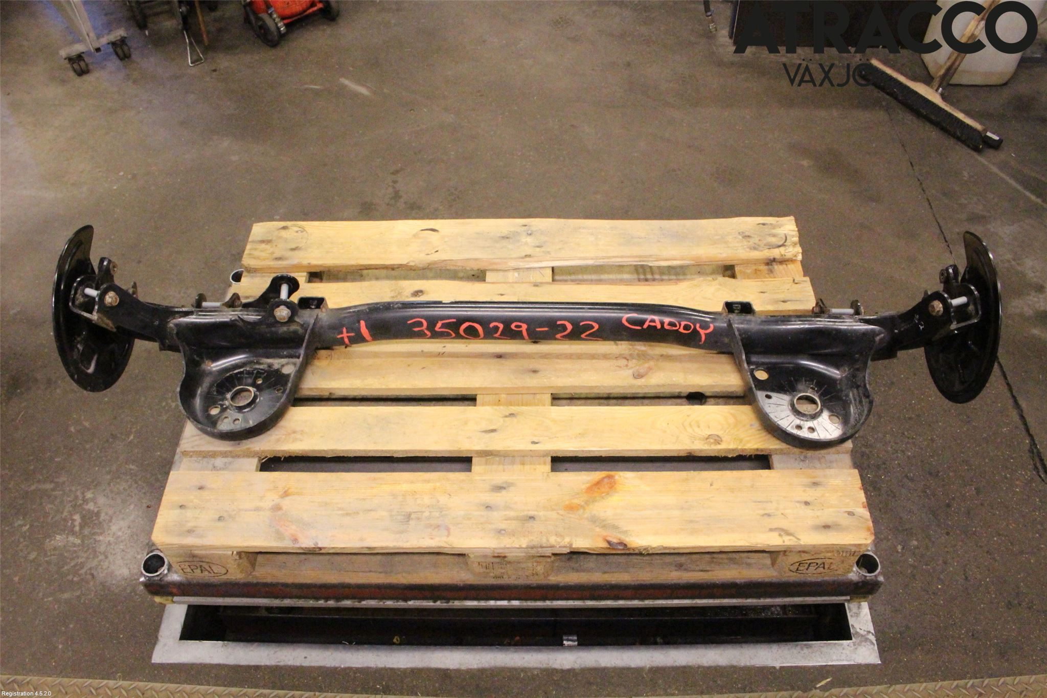 Volkswagen VW CADDY 21- Bakaksel Feste Travers-Ramme