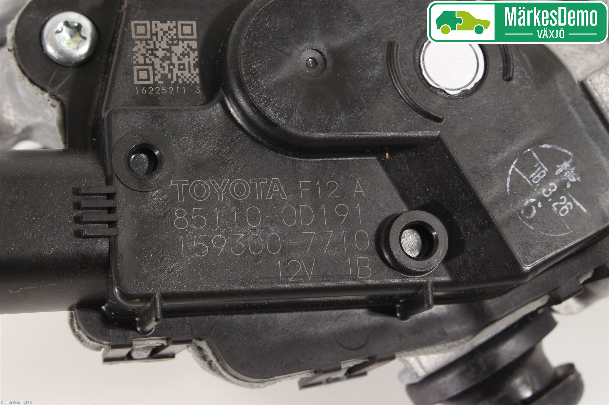 Toyota YARIS XP130 15-20 Viskeroverføring Frontrute