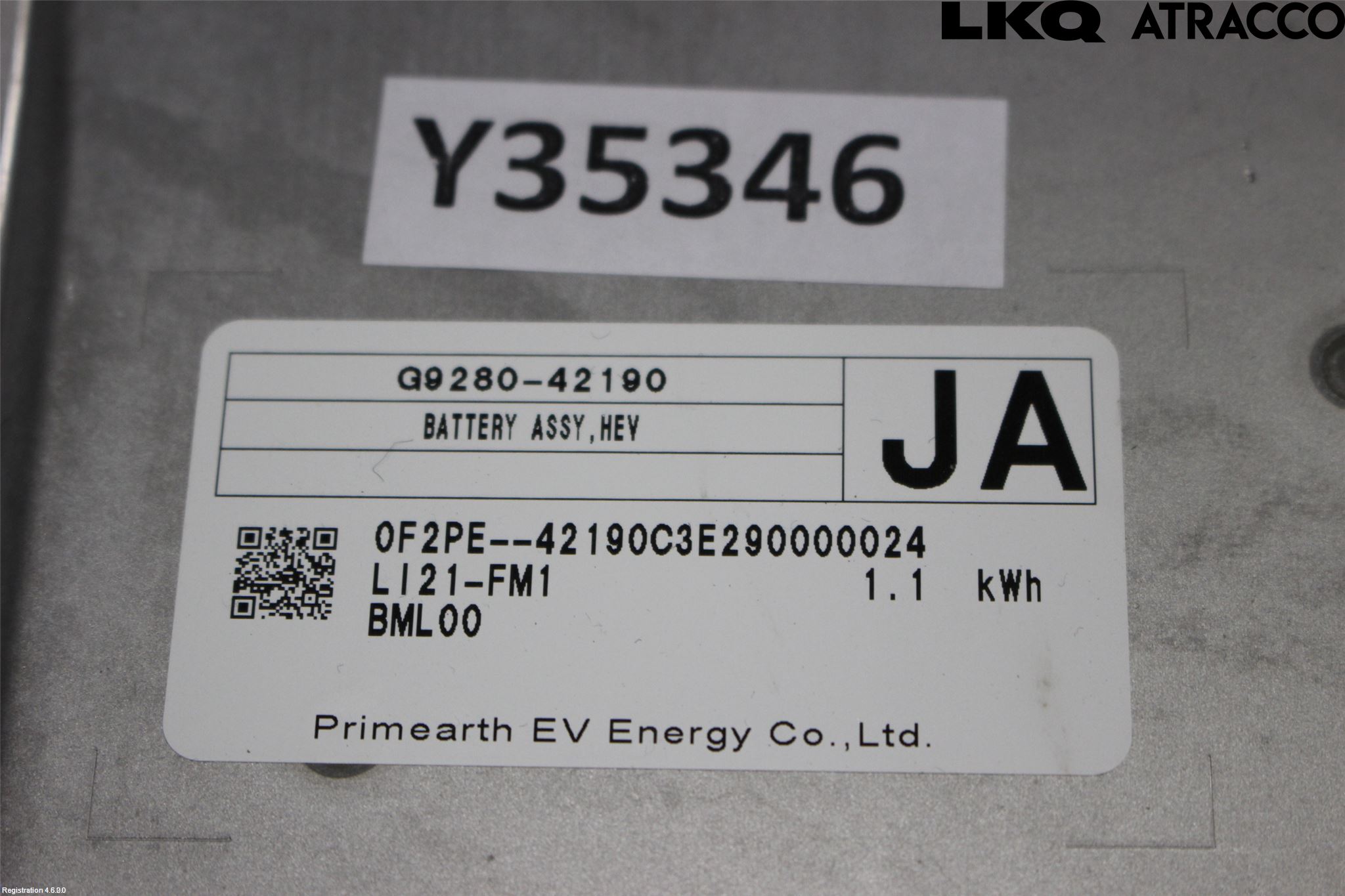 Toyota RAV4 19- Hybrid Batteri