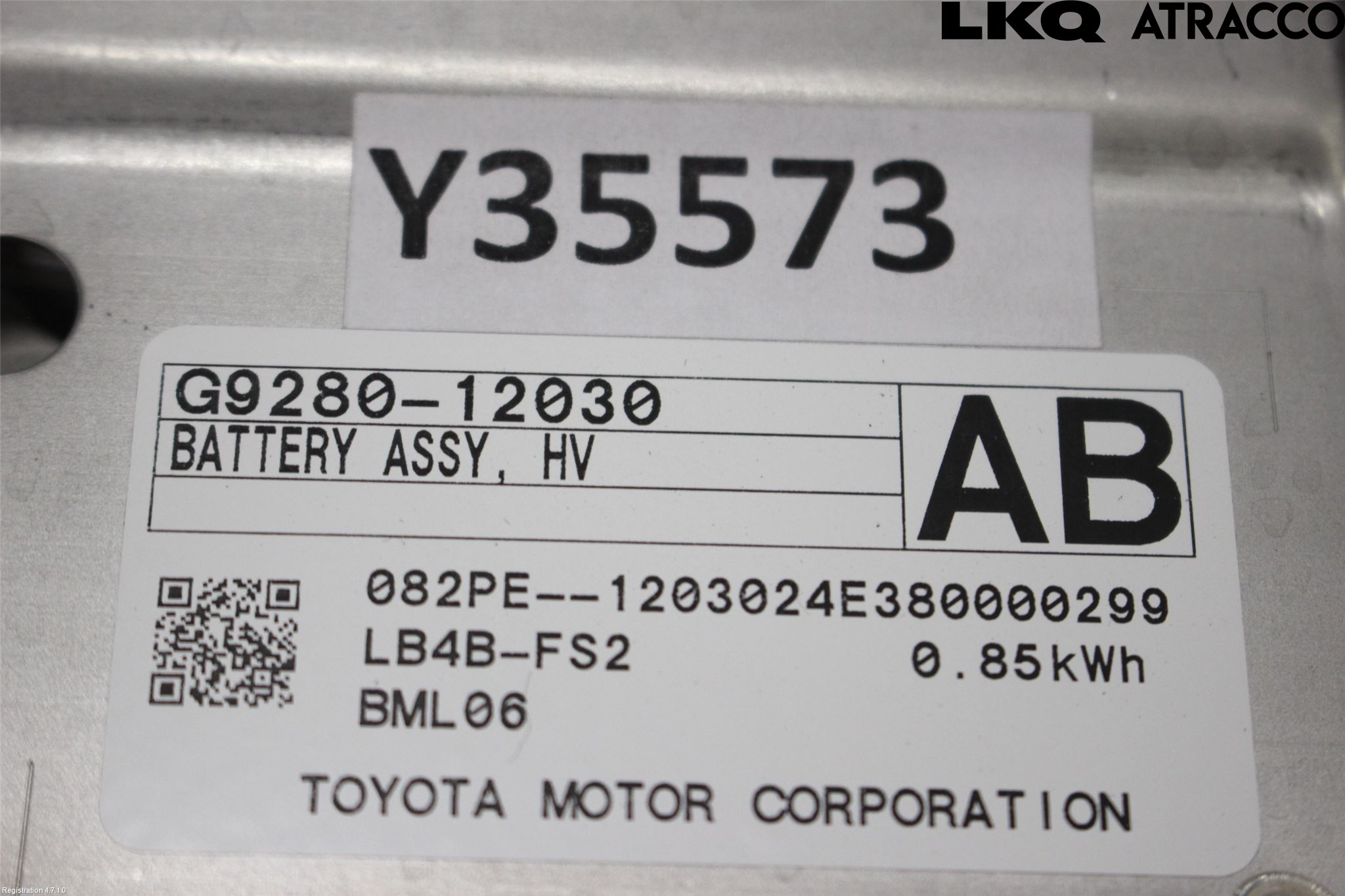 Toyota COROLLA 19- Hybrid Batteri