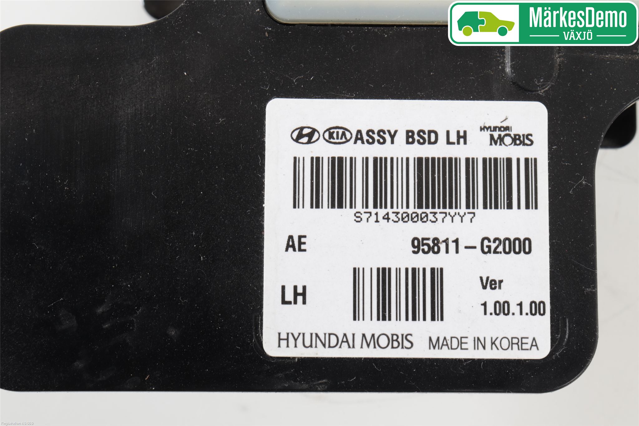 Hyundai IONIQ AE 17-22 Sensor Kollisjonsbeskyttelse