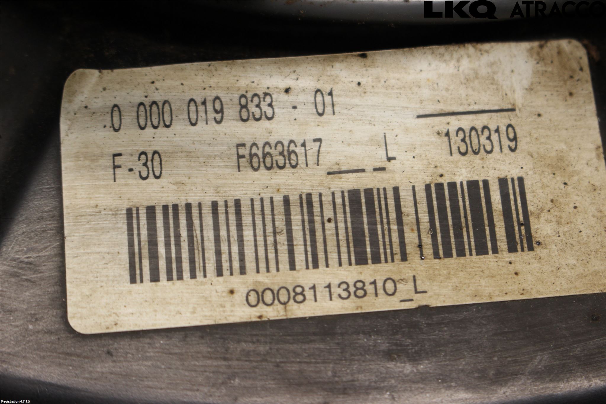 BMW 3 F30/F31/F80 12-19 Spindel Vb