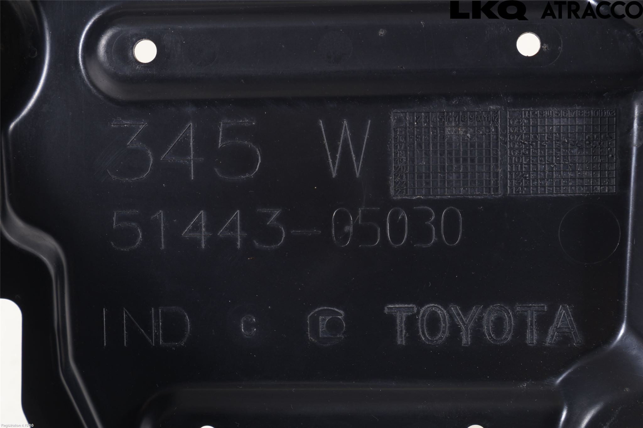 Toyota AURIS 13-19 Bunnplate U Motor-Gear-Dørk