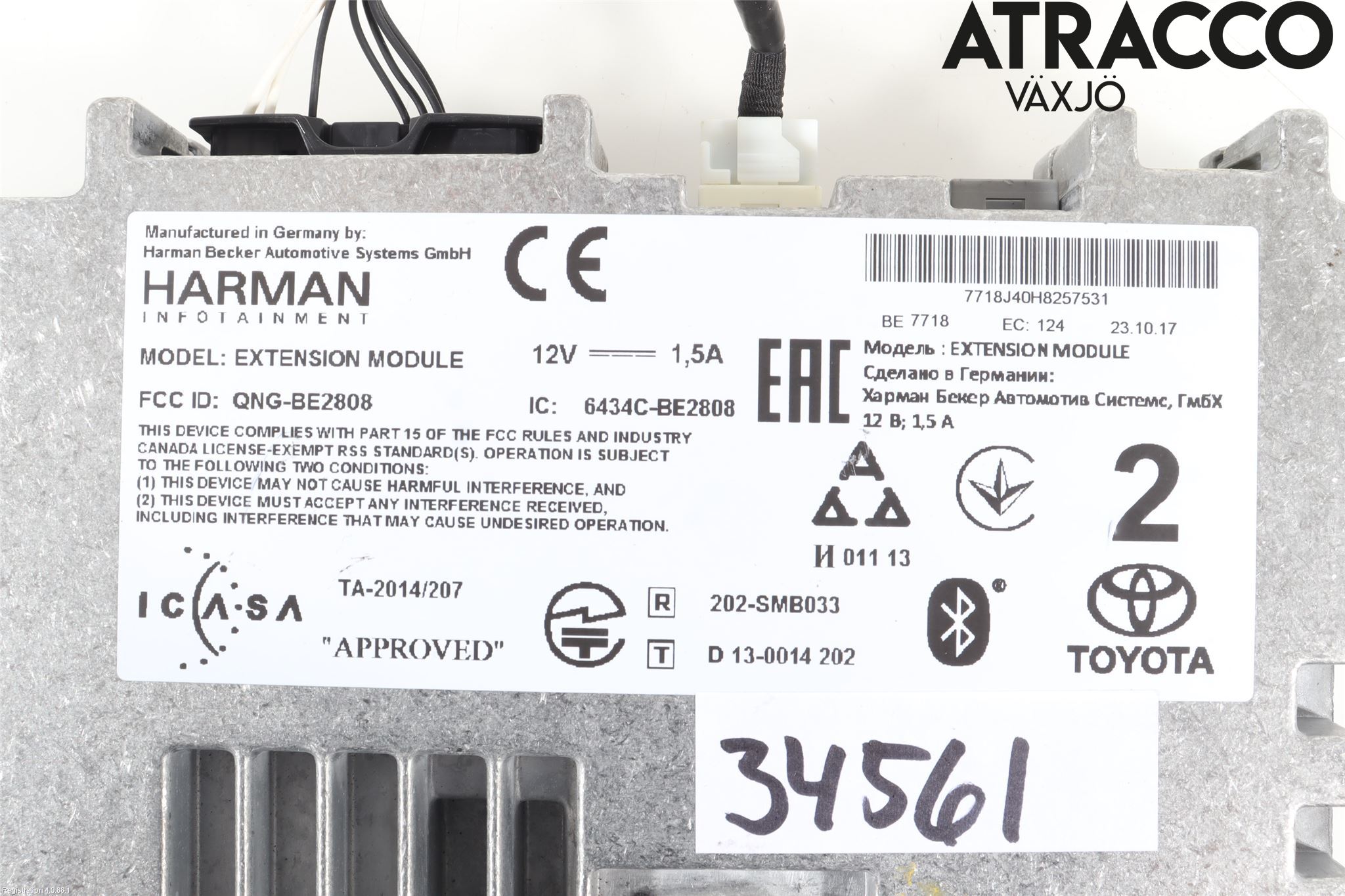 Toyota AURIS 13-19 Stereo Radio Med Cd