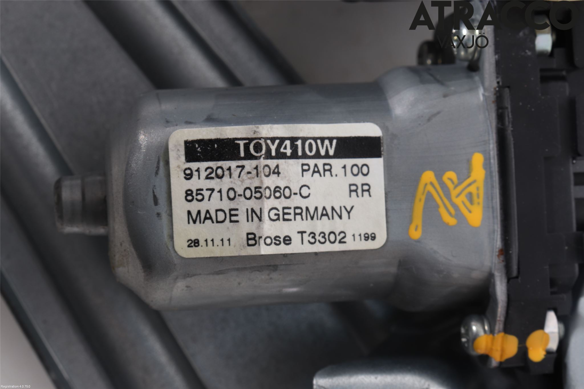 Toyota AVENSIS 09-15 Vindusheis El Komp