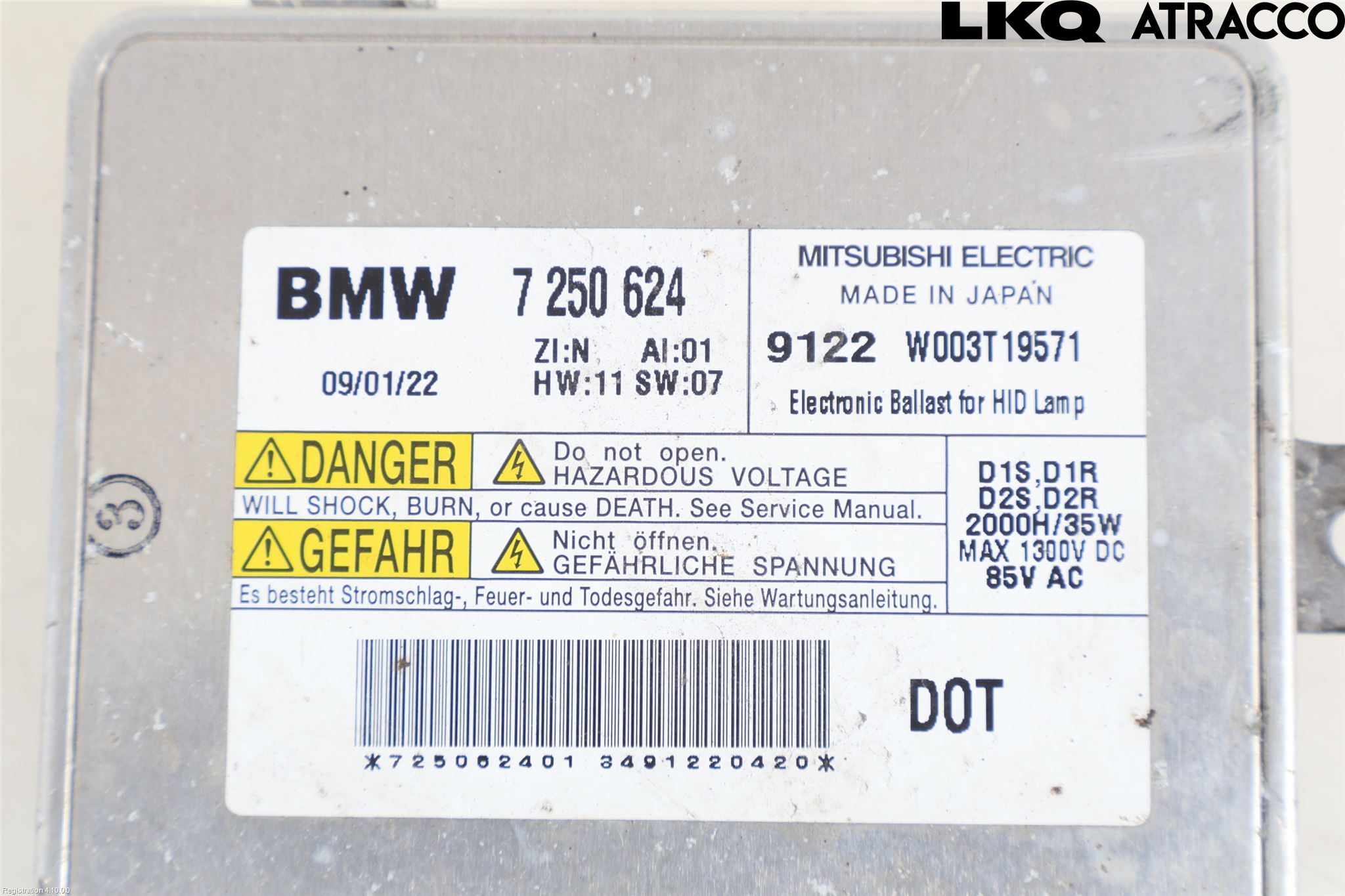 BMW 3 E90/91 SED/TOU 05-12 Styreenhet Xenon