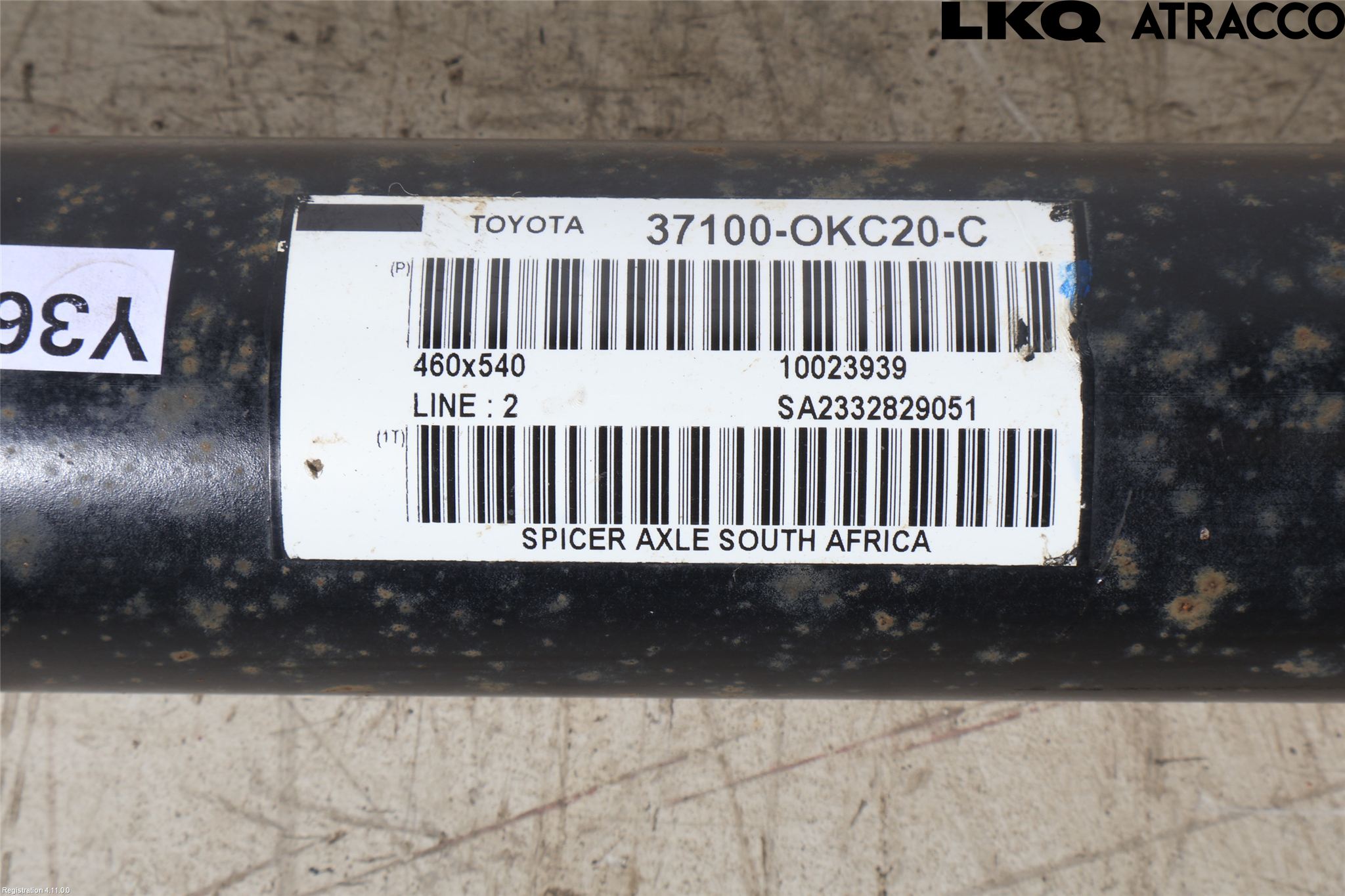 Toyota HILUX 16- Mellomaksel Kompl
