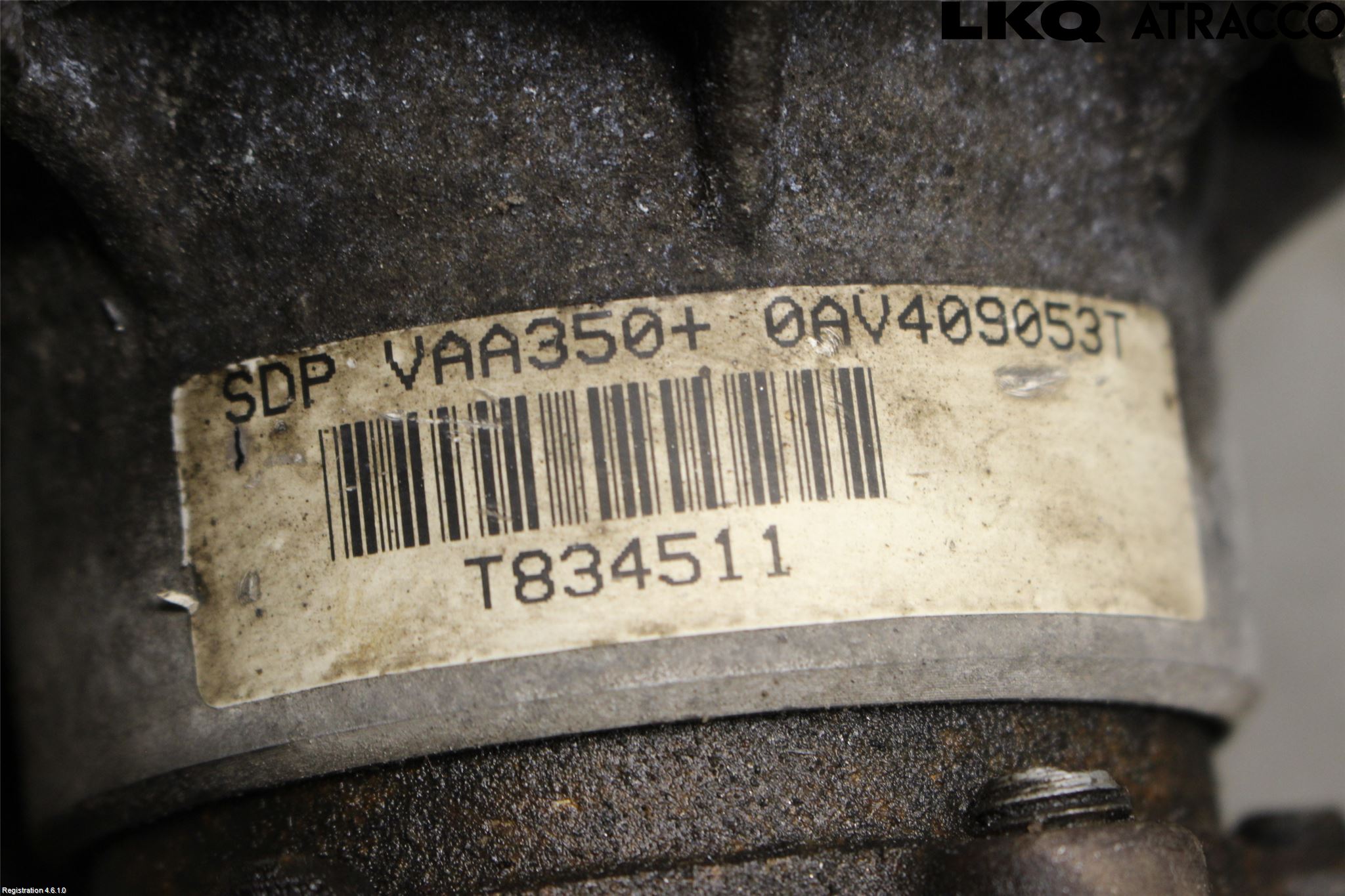 Volkswagen VW PASSAT 11-14 Gearkasse Fordelingskasse