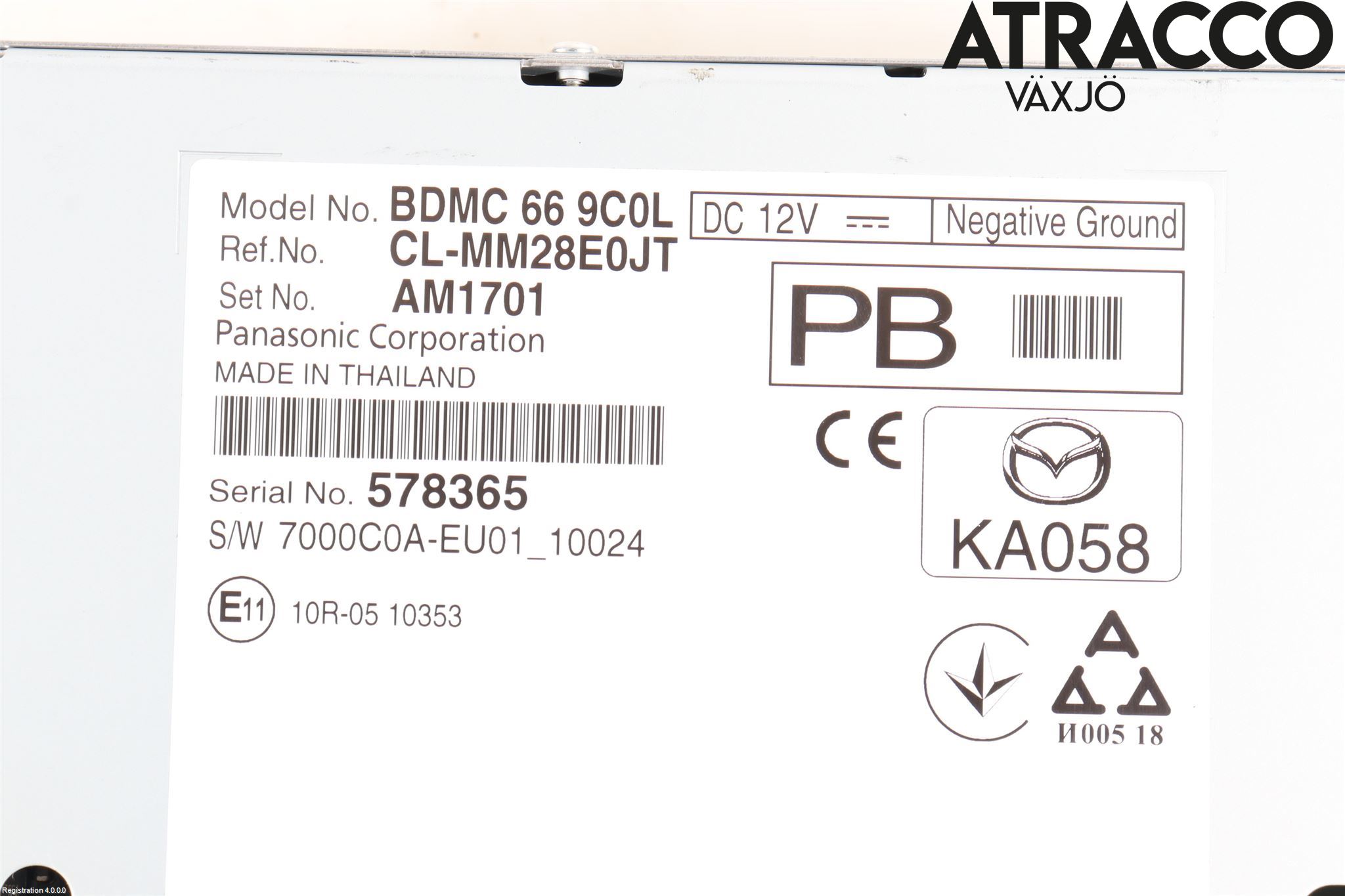 Mazda 3 IV 19- Stereo Radio Med Cd