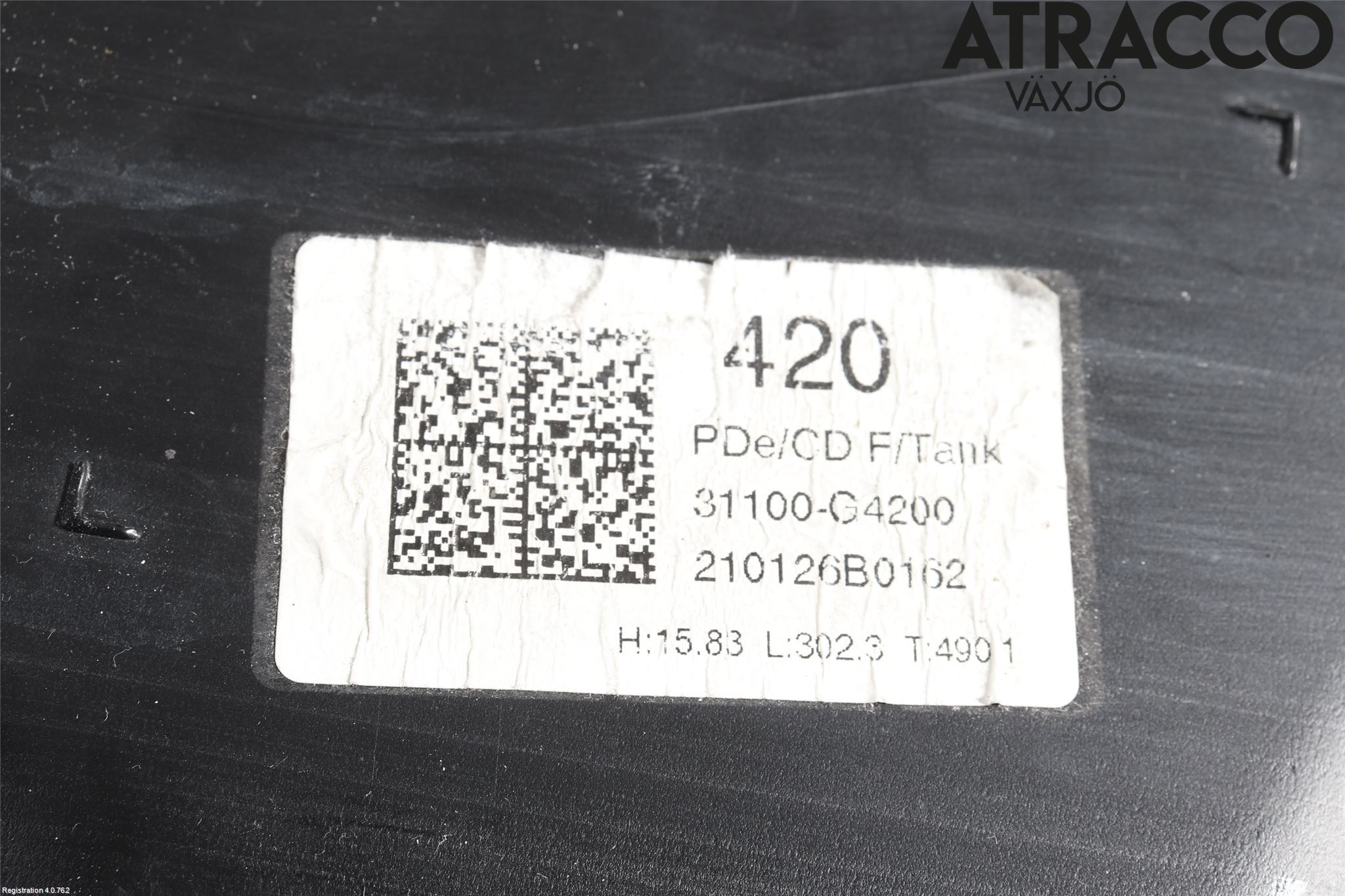 Hyundai i30 PD 17- Drivstofftank Innsprøytning