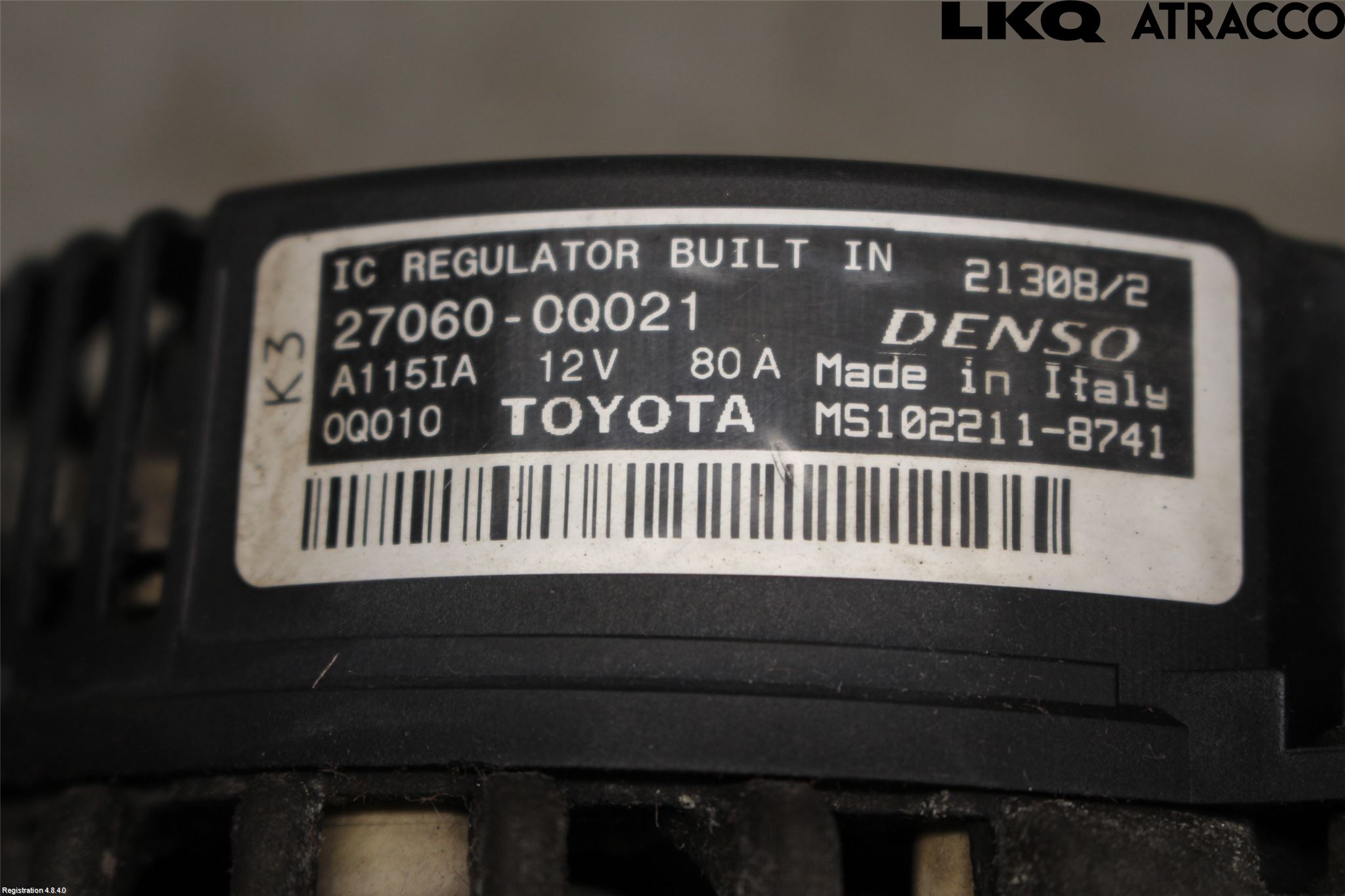 Toyota AYGO 06-14 Dynamo