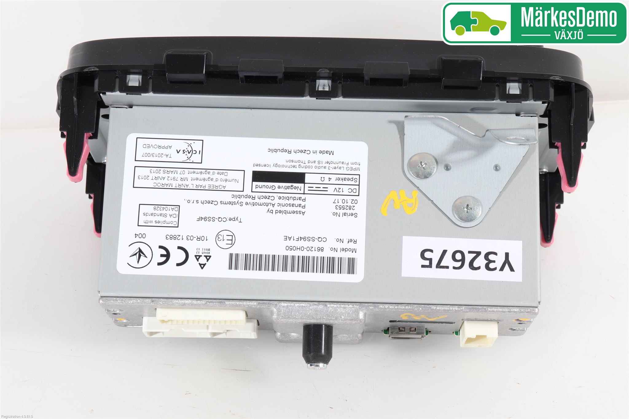Toyota AYGO 15-21 Stereo Radio Med Cd
