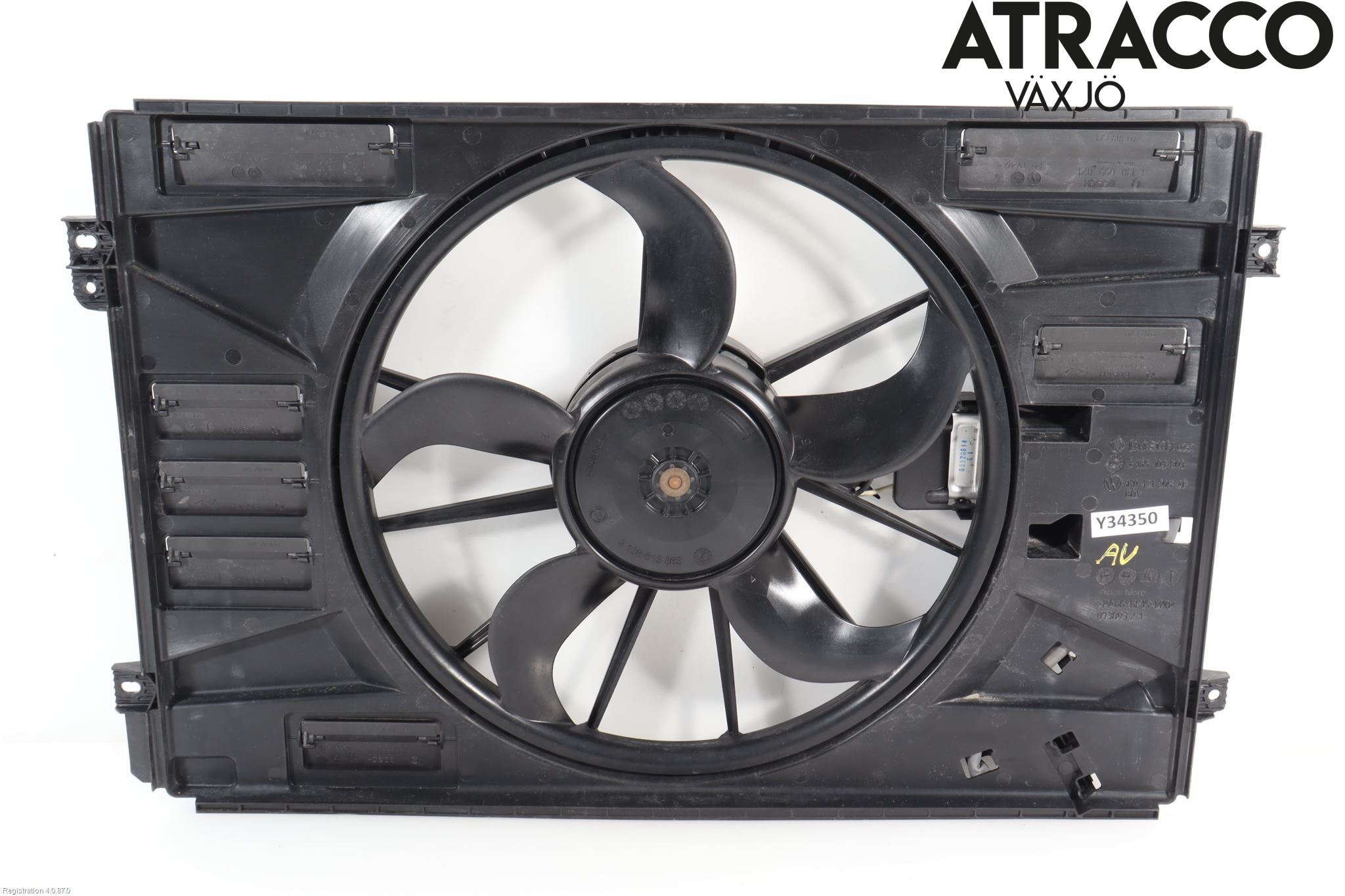 Volkswagen VW GOLF VI 09-13 Kjølevifte-Radiator Hus-Kåpe