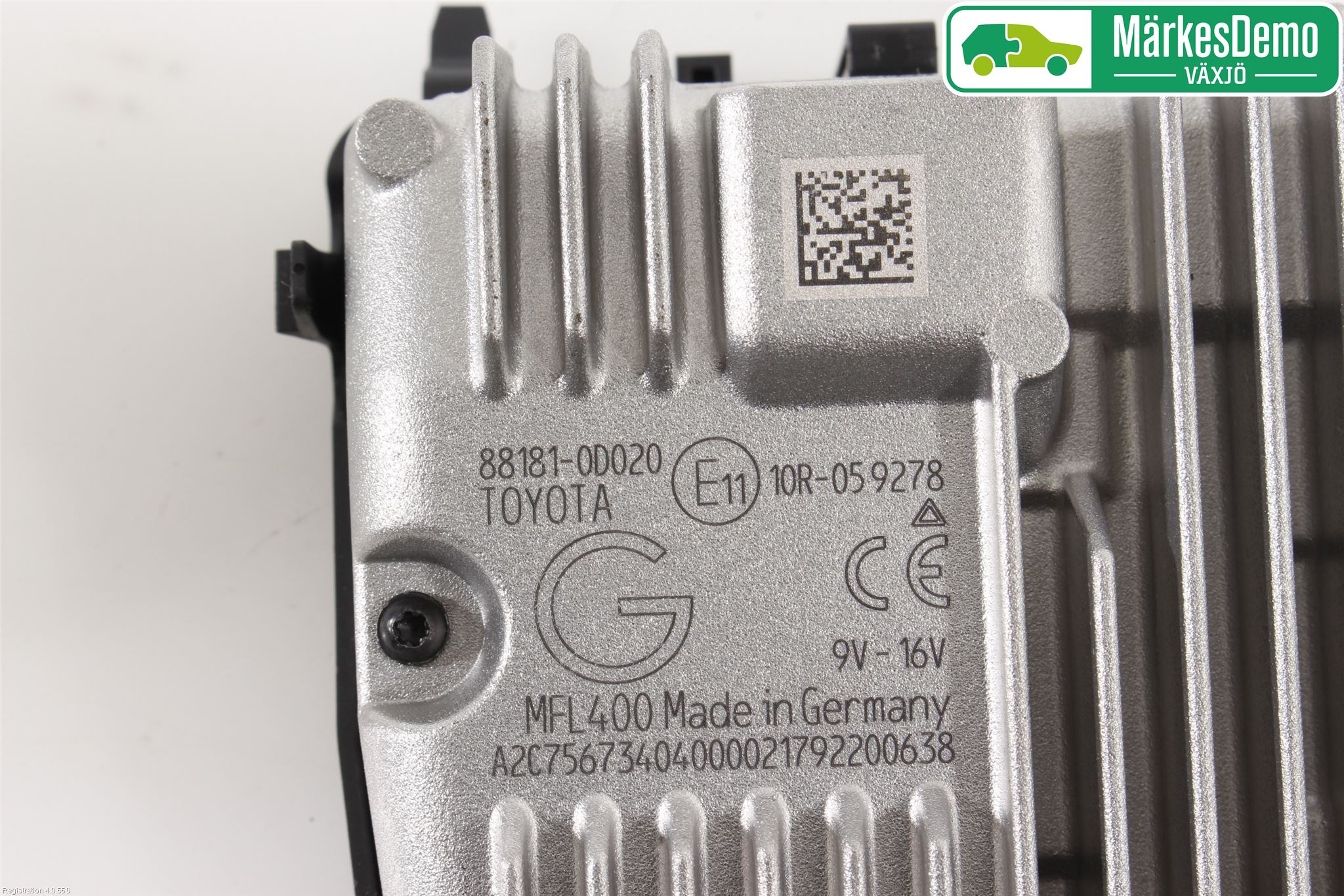 Toyota YARIS XP130 15-20 Sensor Kollisjonsbeskyttelse