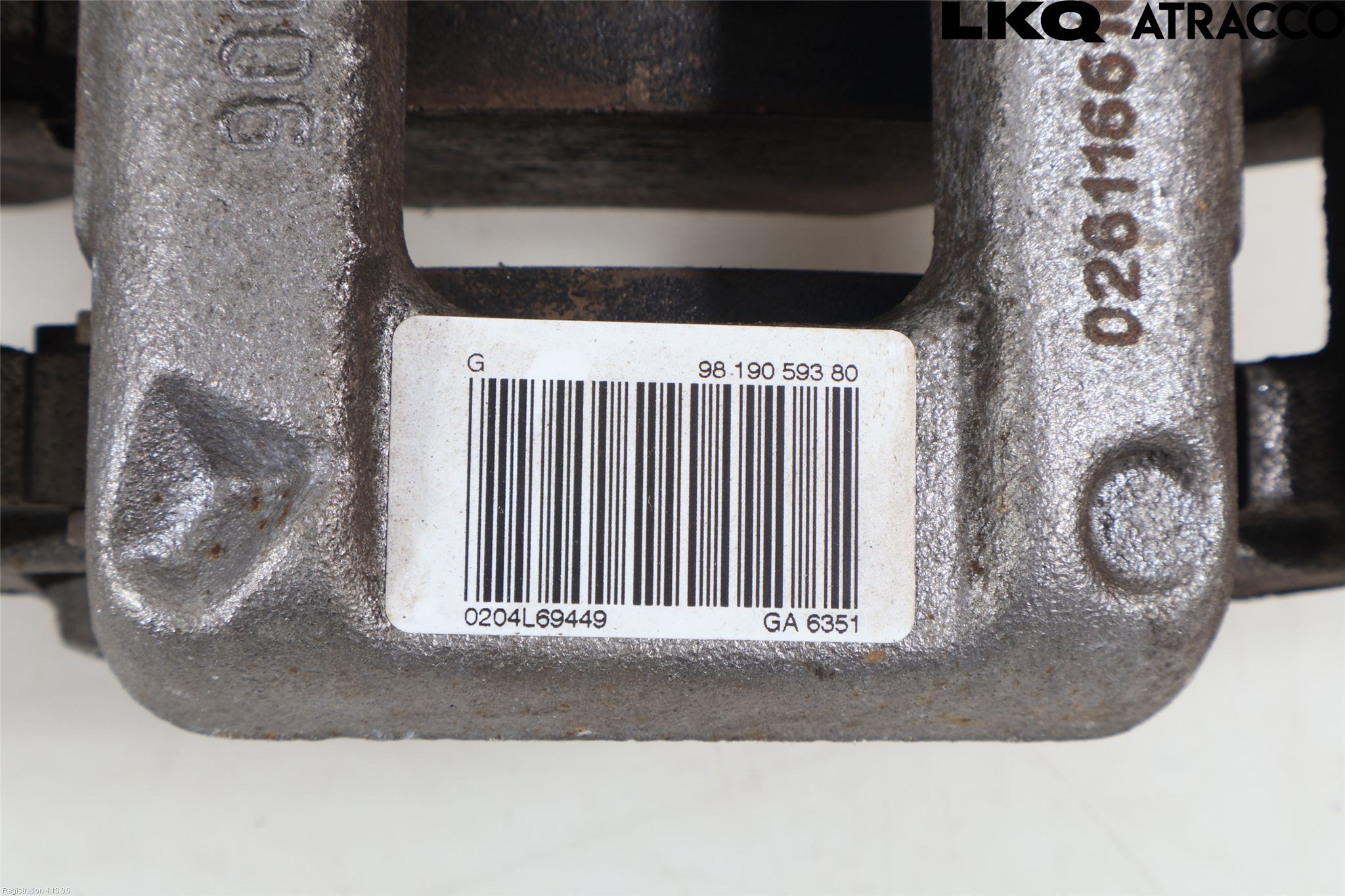 Toyota PROACE CITY 20- Bremsecaliper Bak Venstre