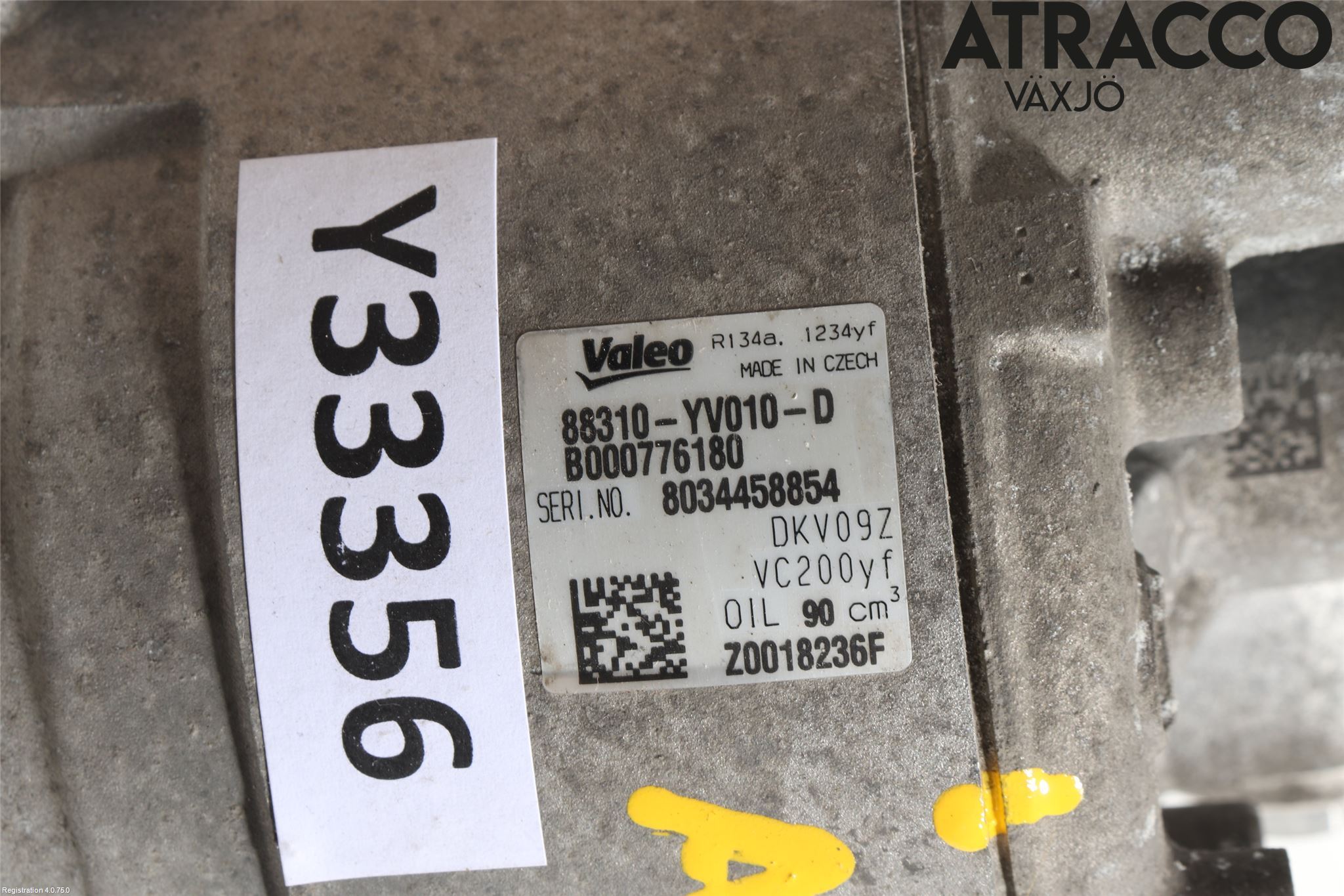 Toyota AYGO 15-21 Varme Ac Kompressor