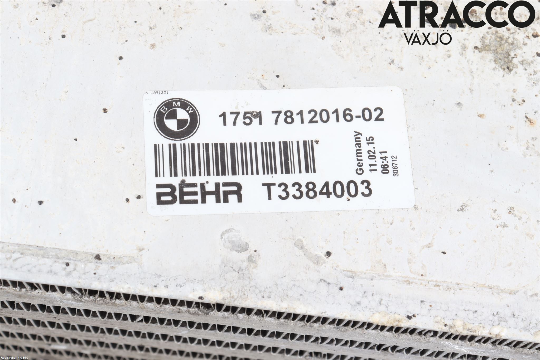 BMW 5 F10/F11/F18 09-17 Intercooler Radiator