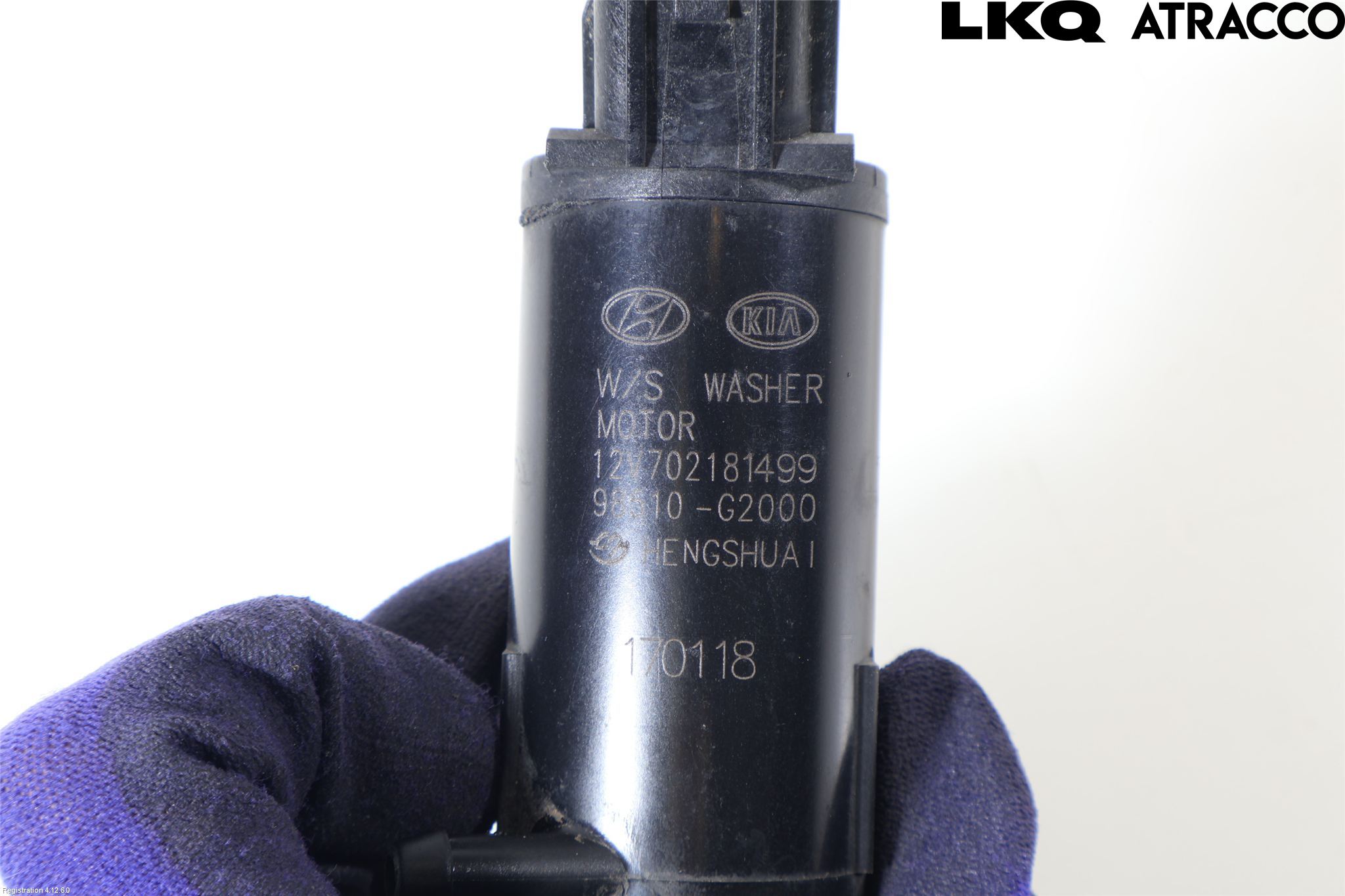 Hyundai IONIQ AE 17-22 Spylerpumpe Frontrute