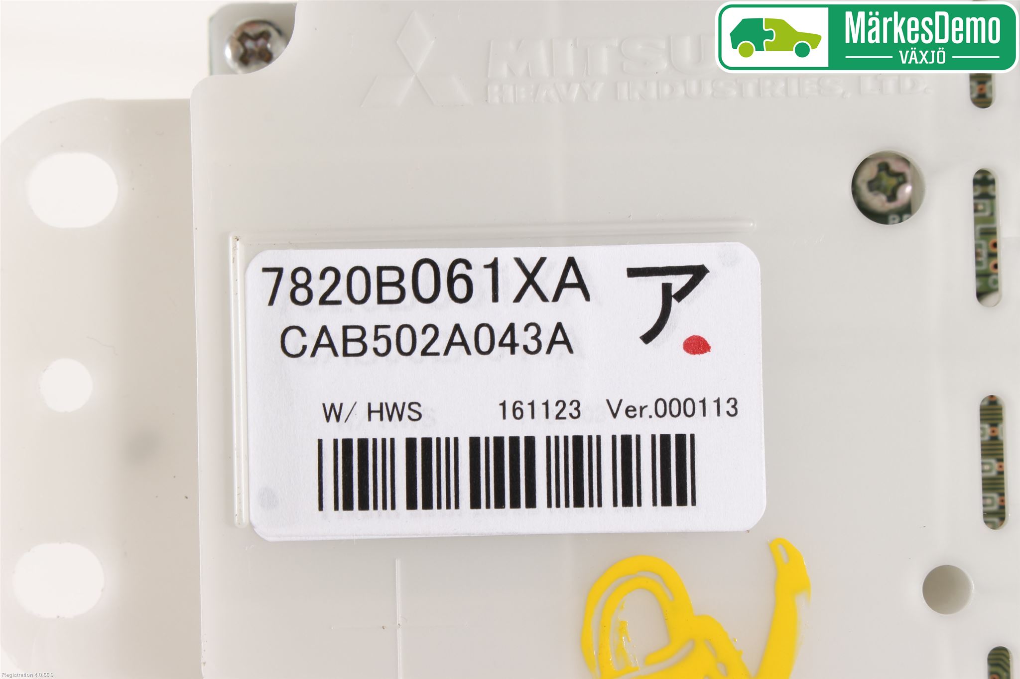 Mitsubishi OUTLANDER 13-21 Varme Ac Betjening-Display