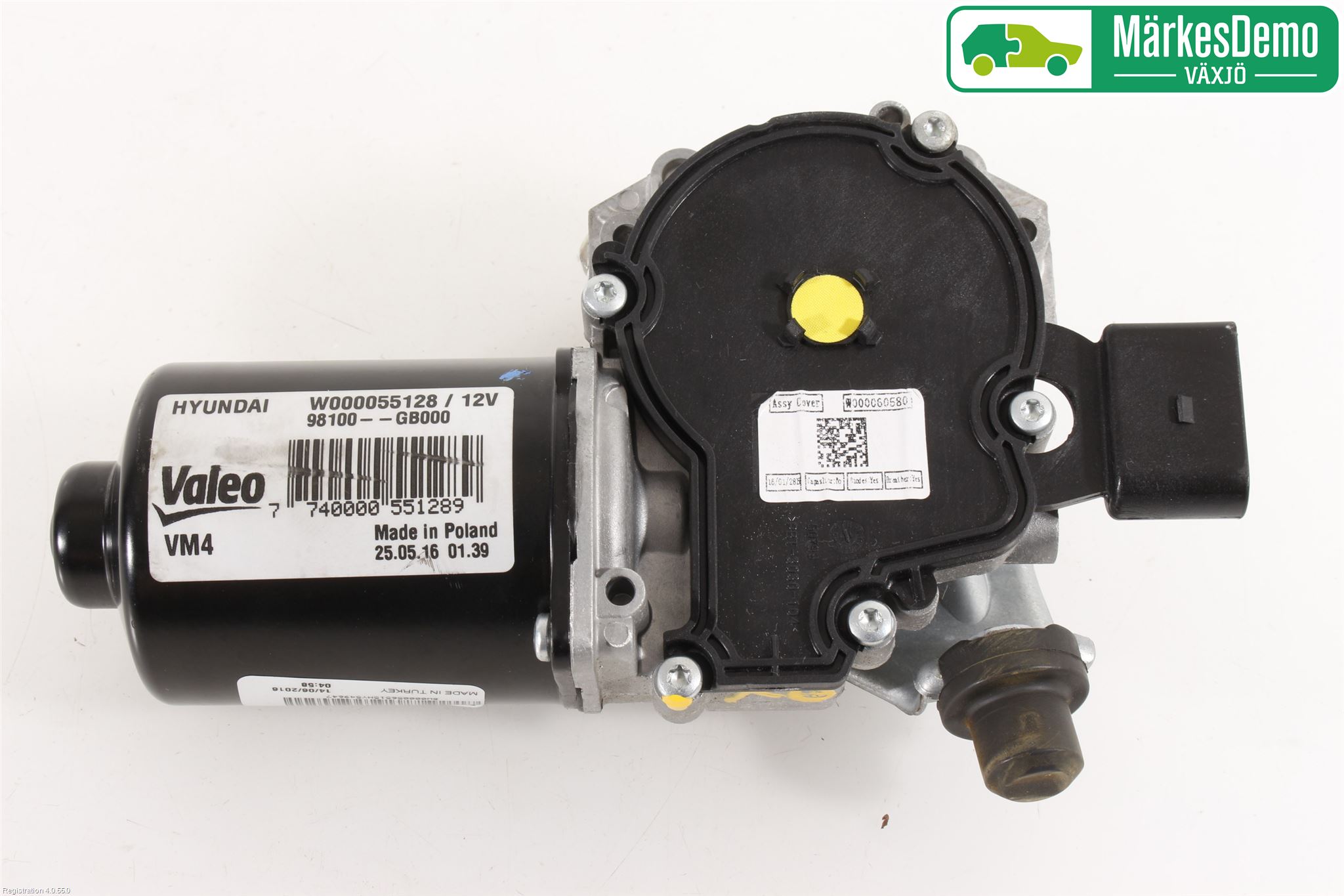 Hyundai i20 GB 15-20 Viskermotor Frontrute