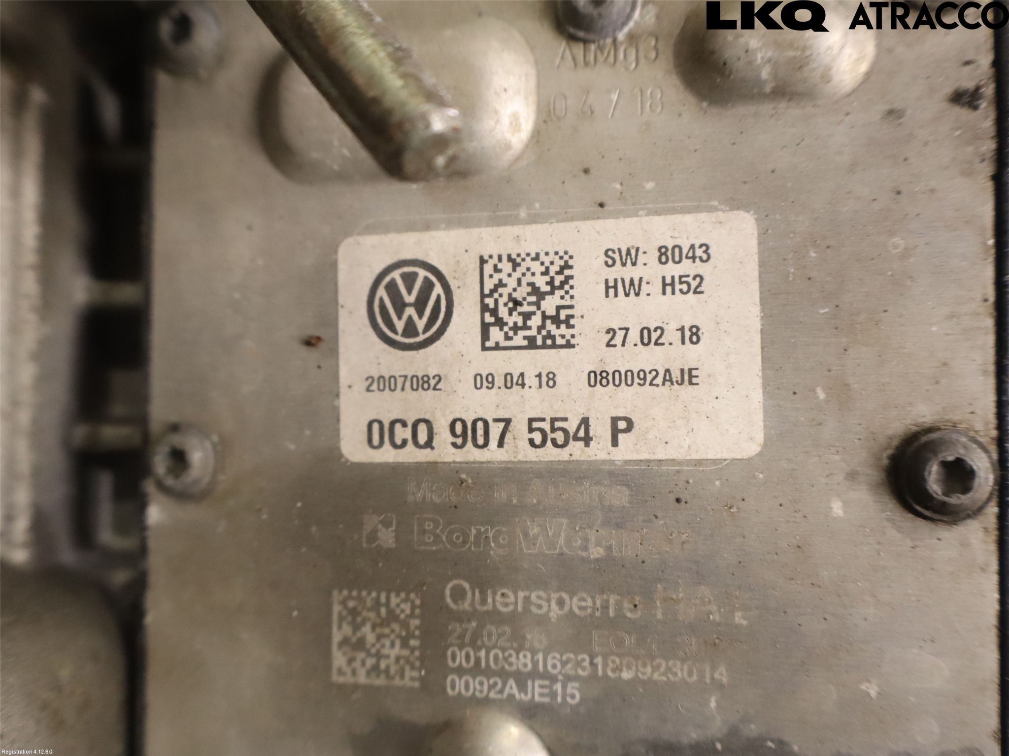 Volkswagen VW GOLF / E-GOLF VII 13-20 Kardang Foran