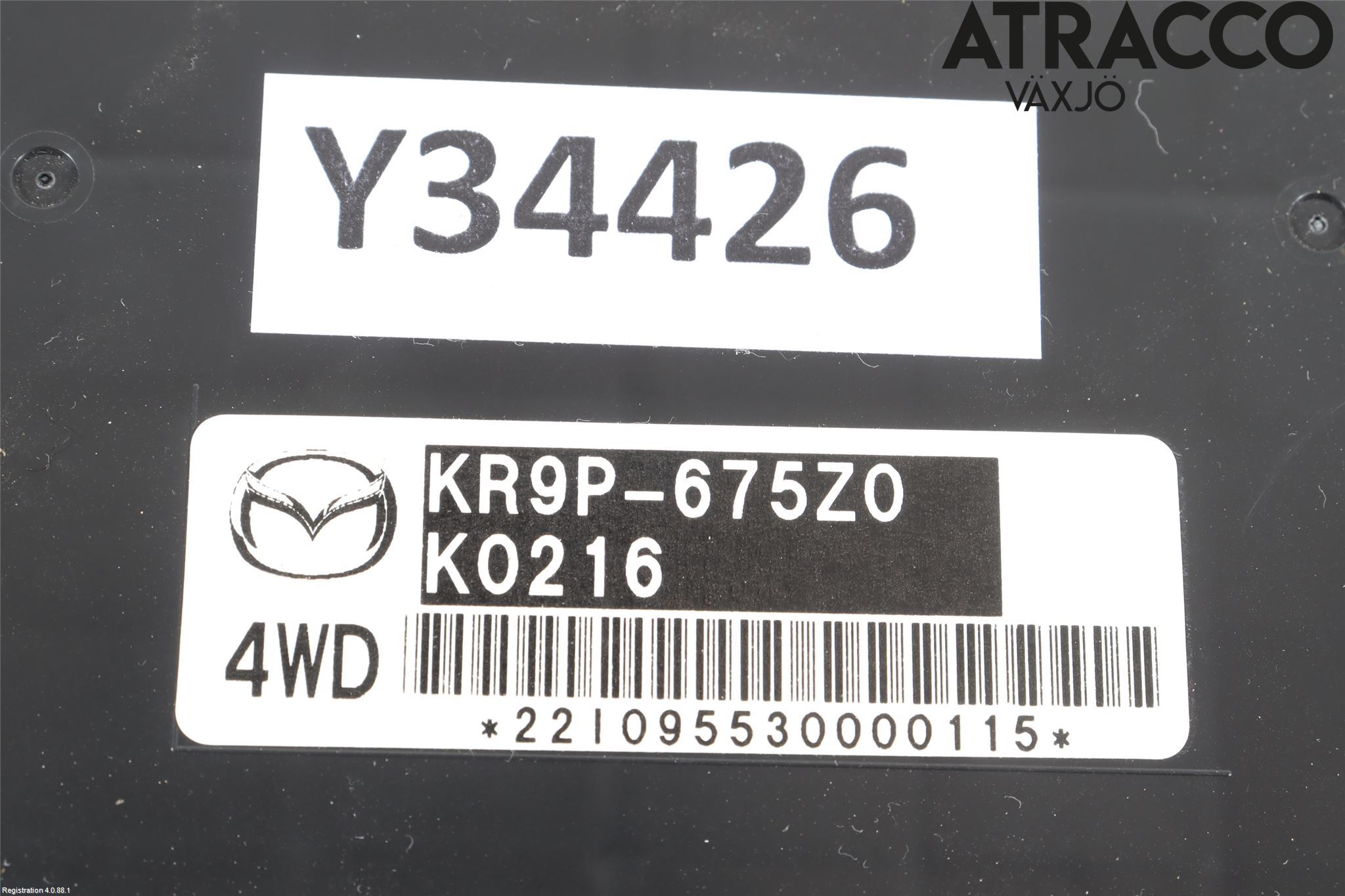 Mazda CX-60 22- Styreenhet Øvrig