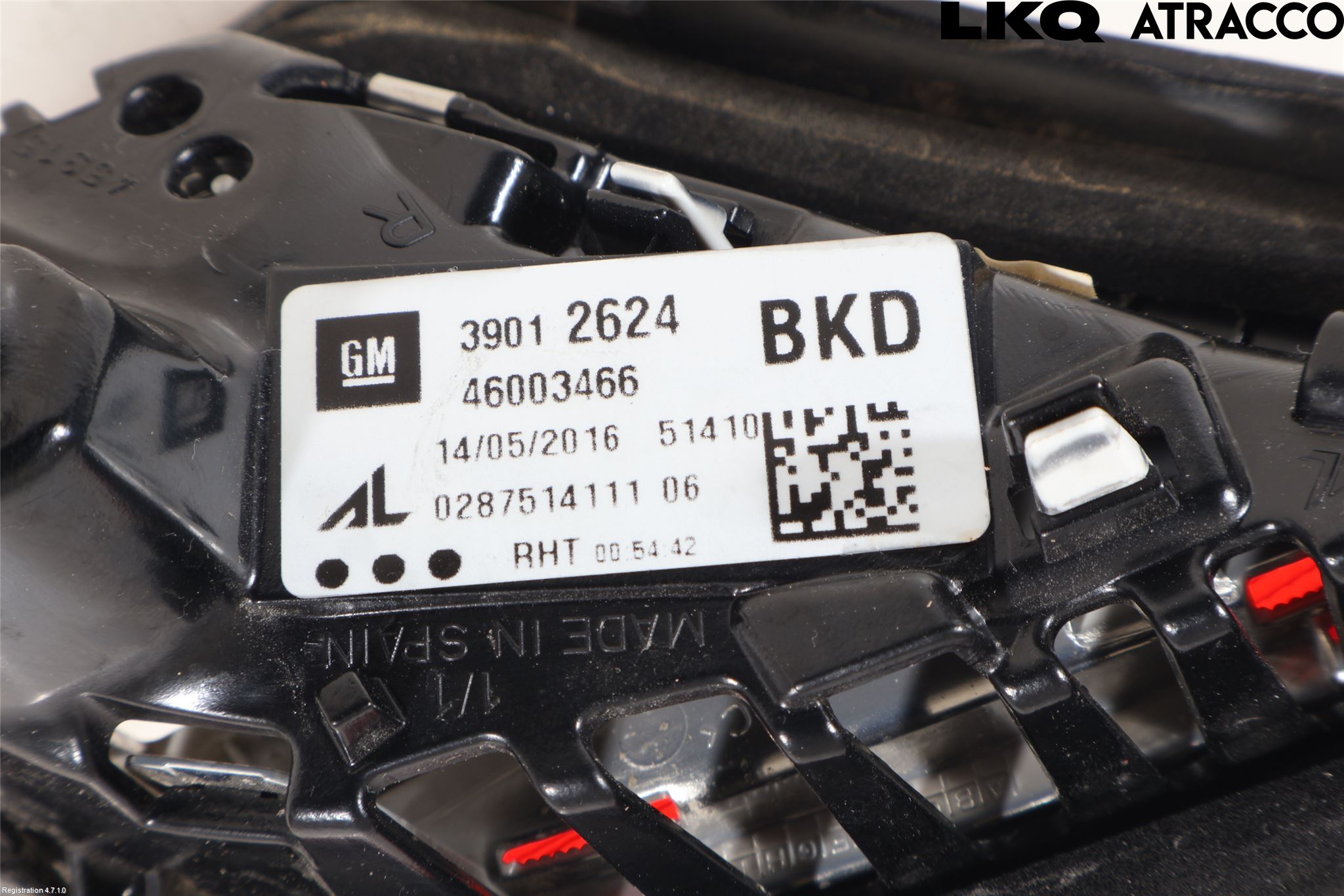 Opel CORSA E 15-19 Baklykt Høyre  På Luke(Indre)