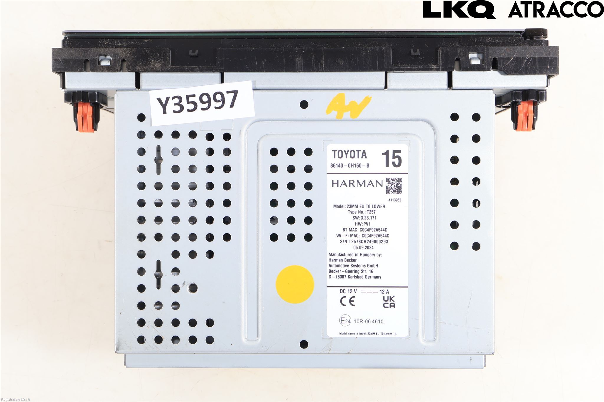 Toyota AYGO X AB70 22- Stereo Radio Med Cd