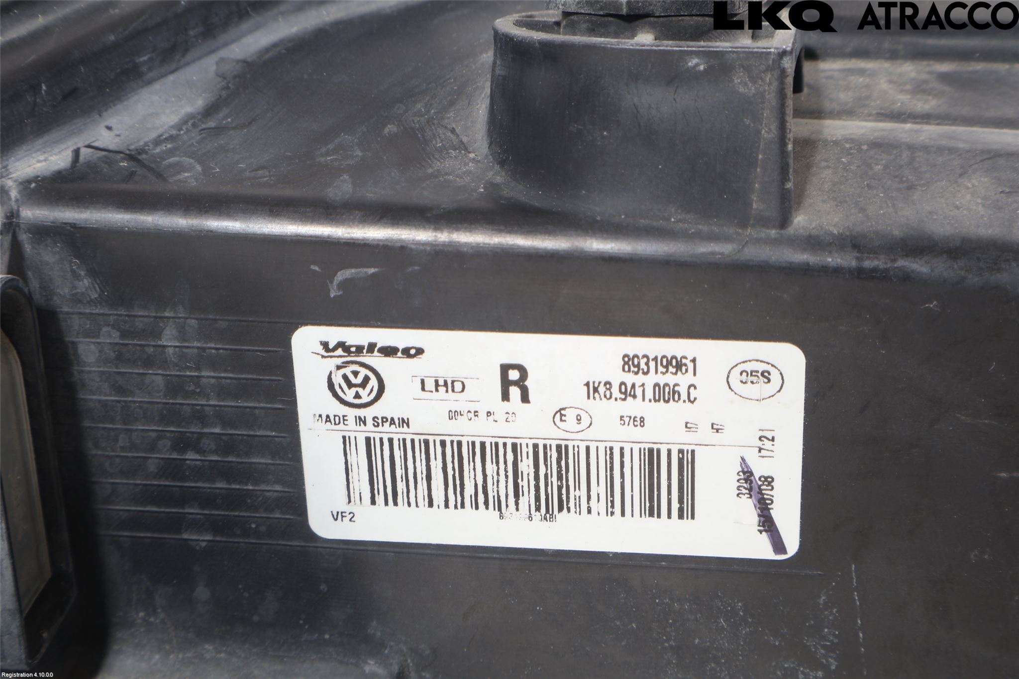 Volkswagen VW SCIROCCO 09-17 Frontlykt Høyre