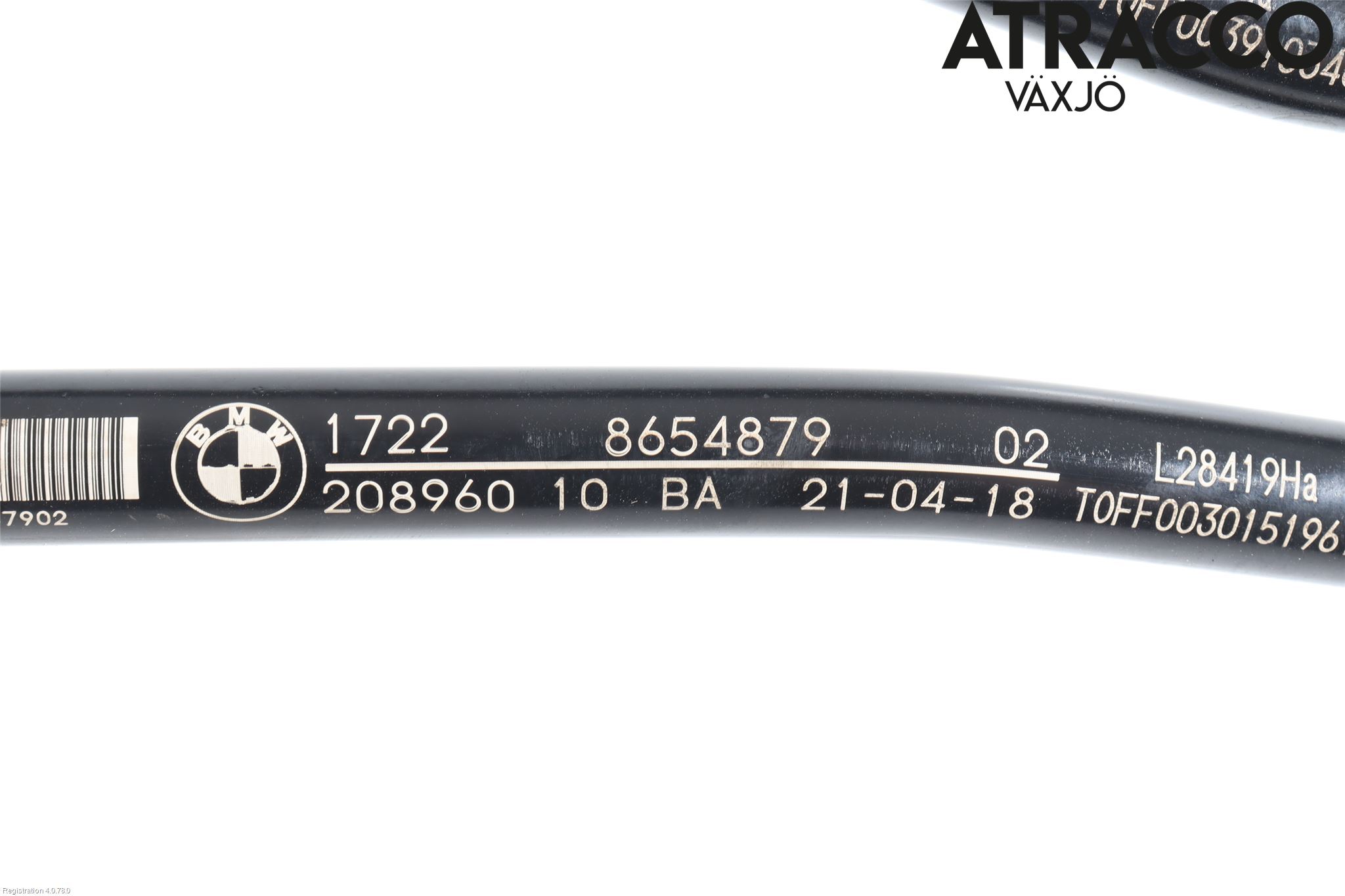BMW 5 G30/G31/F90 17-23 Gearkasse Oljerør-Slange