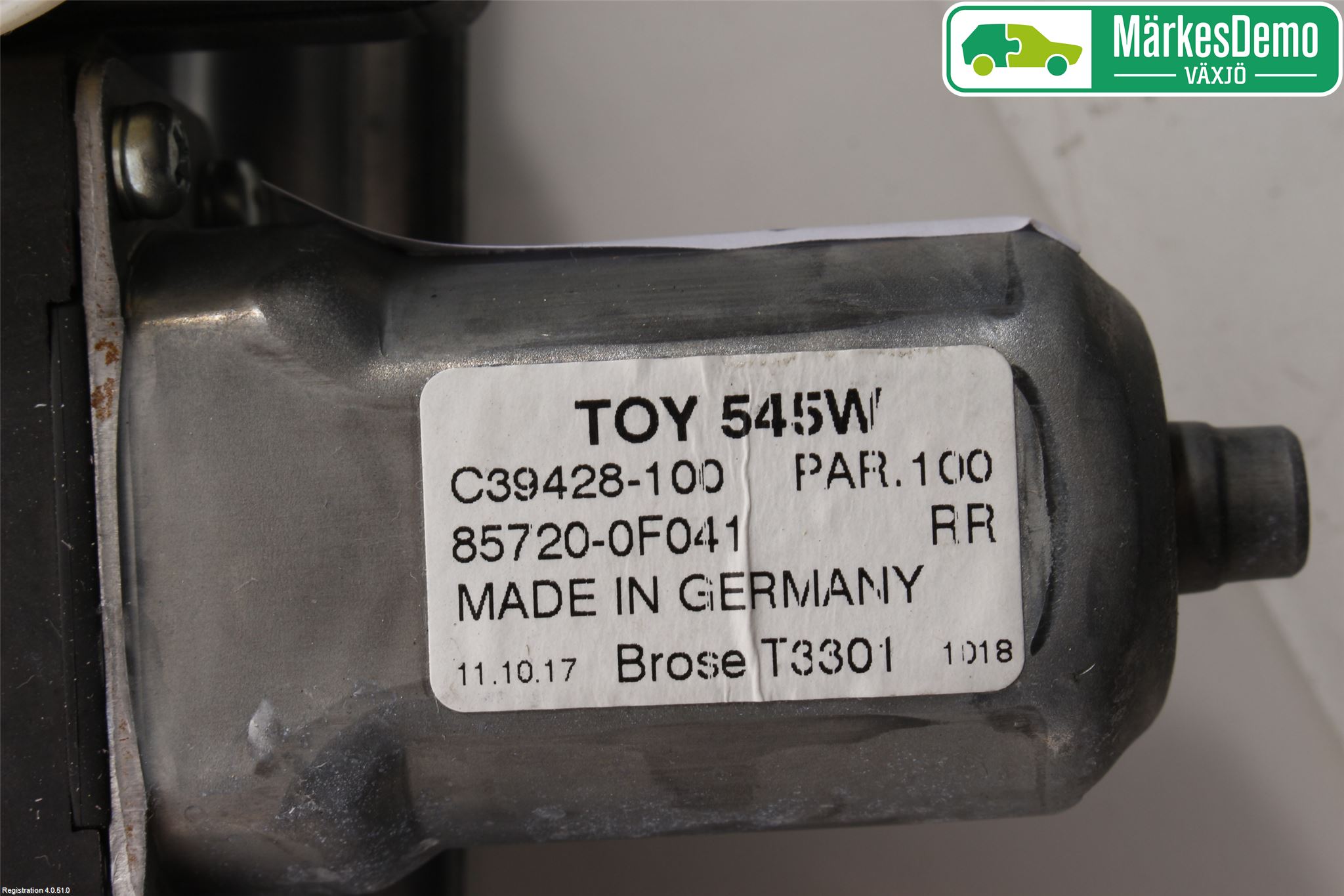 Toyota VERSO 09-18 Vindusheis El Komp
