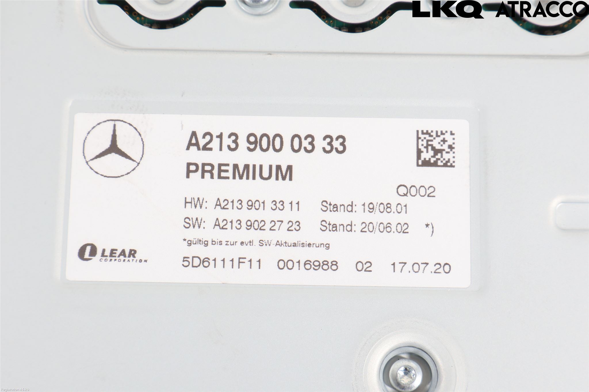 Mercedes-Benz MB E-KLASS (W213) 16-23 Stereo Forsterker