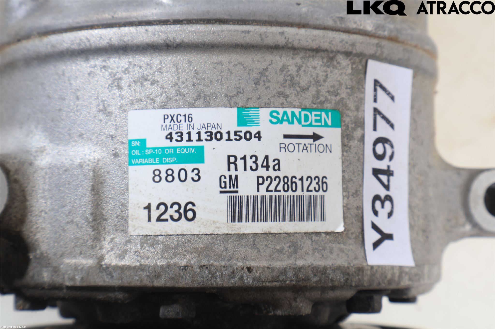 Opel INSIGNIA 09-16 Varme Ac Kompressor