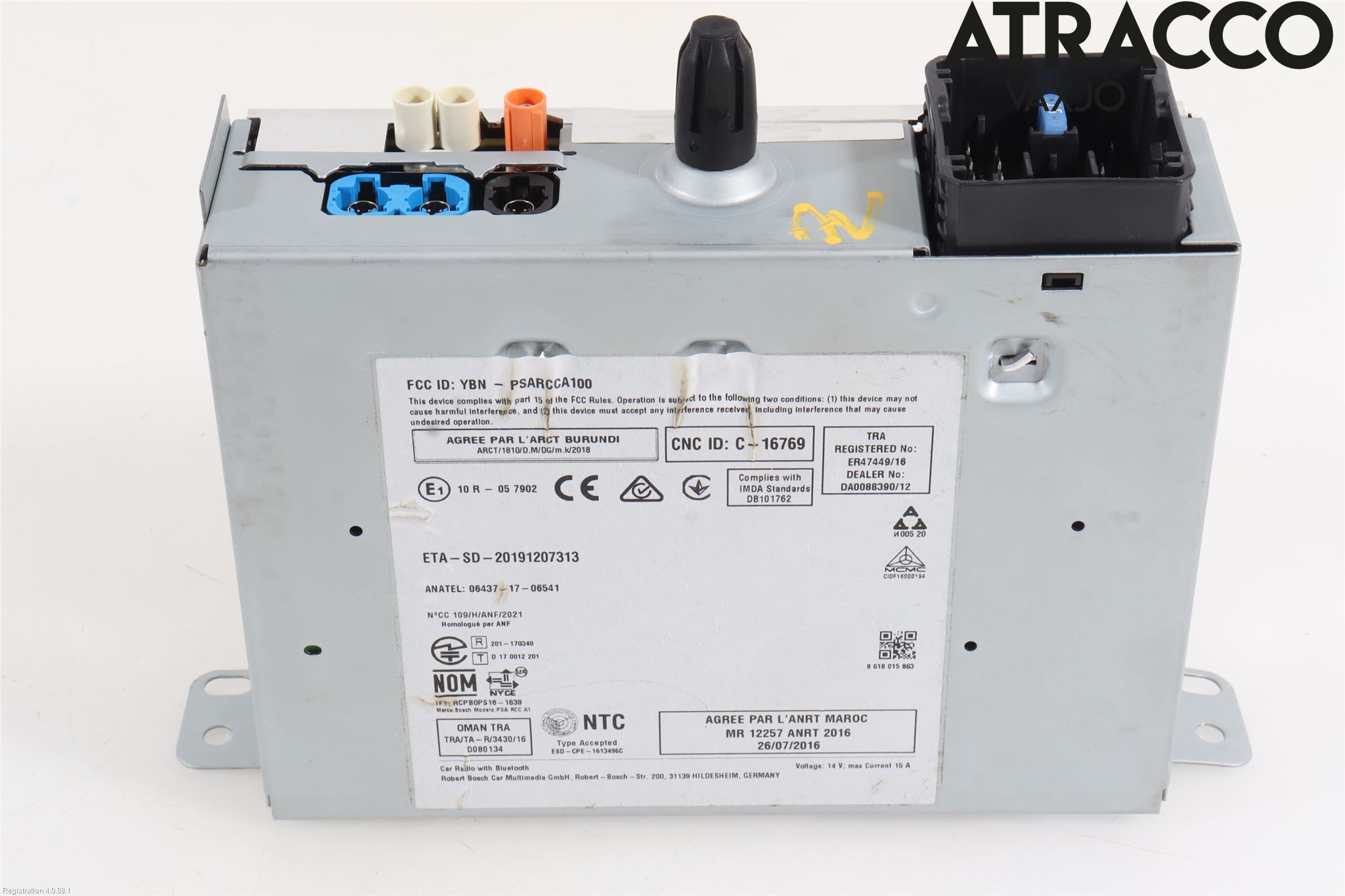 Peugeot 208/E-208 20- Stereo Radio Med Cd