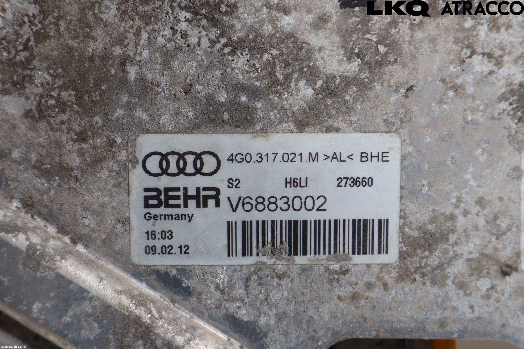 Audi A6/S6 4G 11-18 Radiator Oljekjøler Automatgea