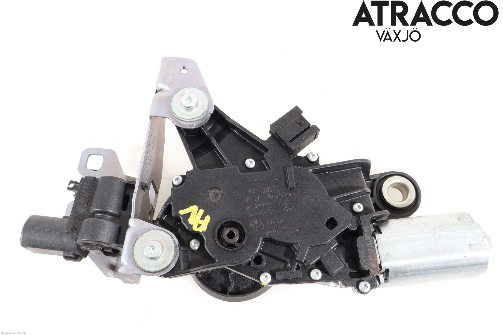 BMW 5 F10/F11/F18 09-17 Viskermotor Bakluke
