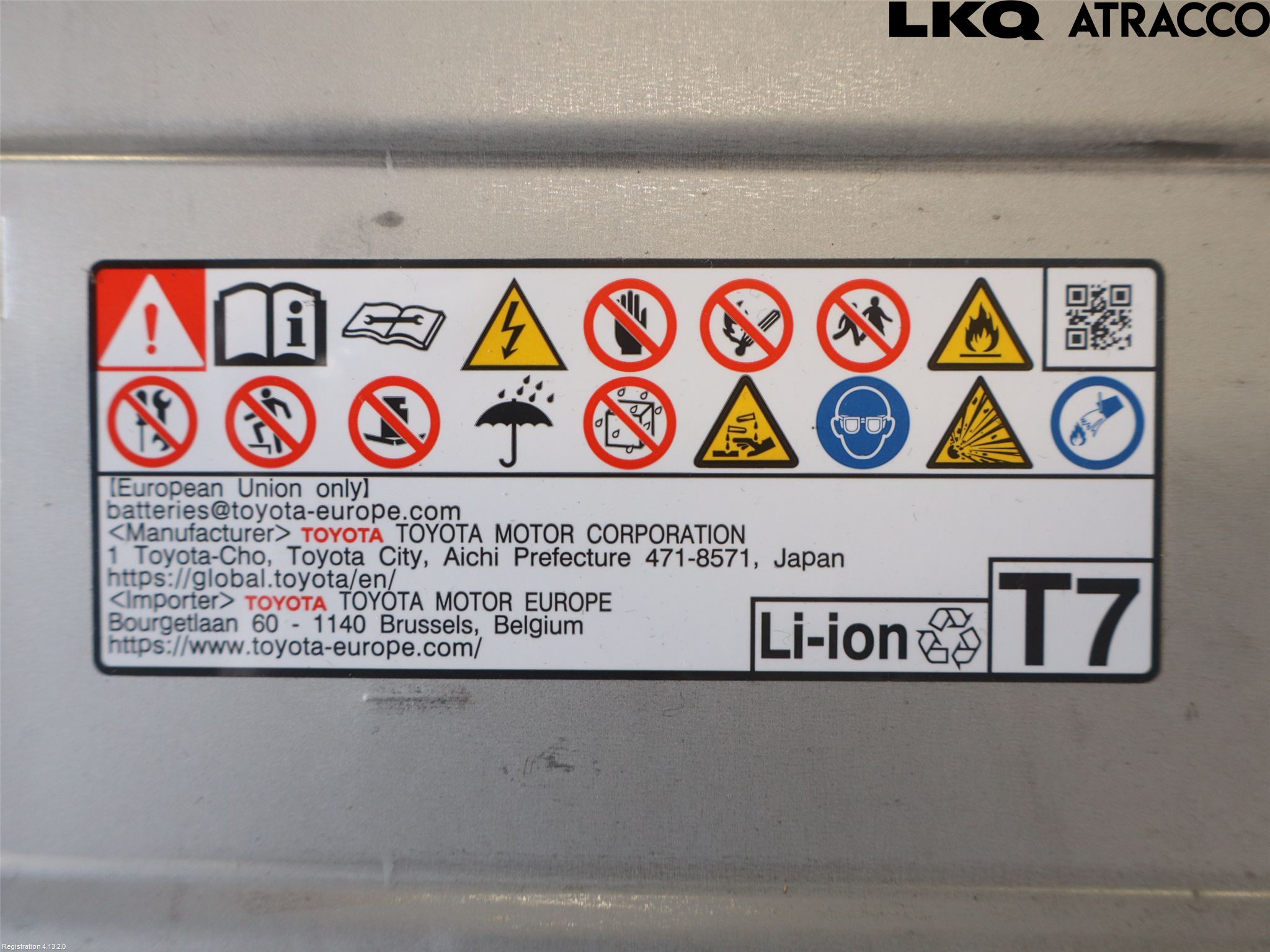 Toyota YARIS XP21 20- Hybrid Batteri