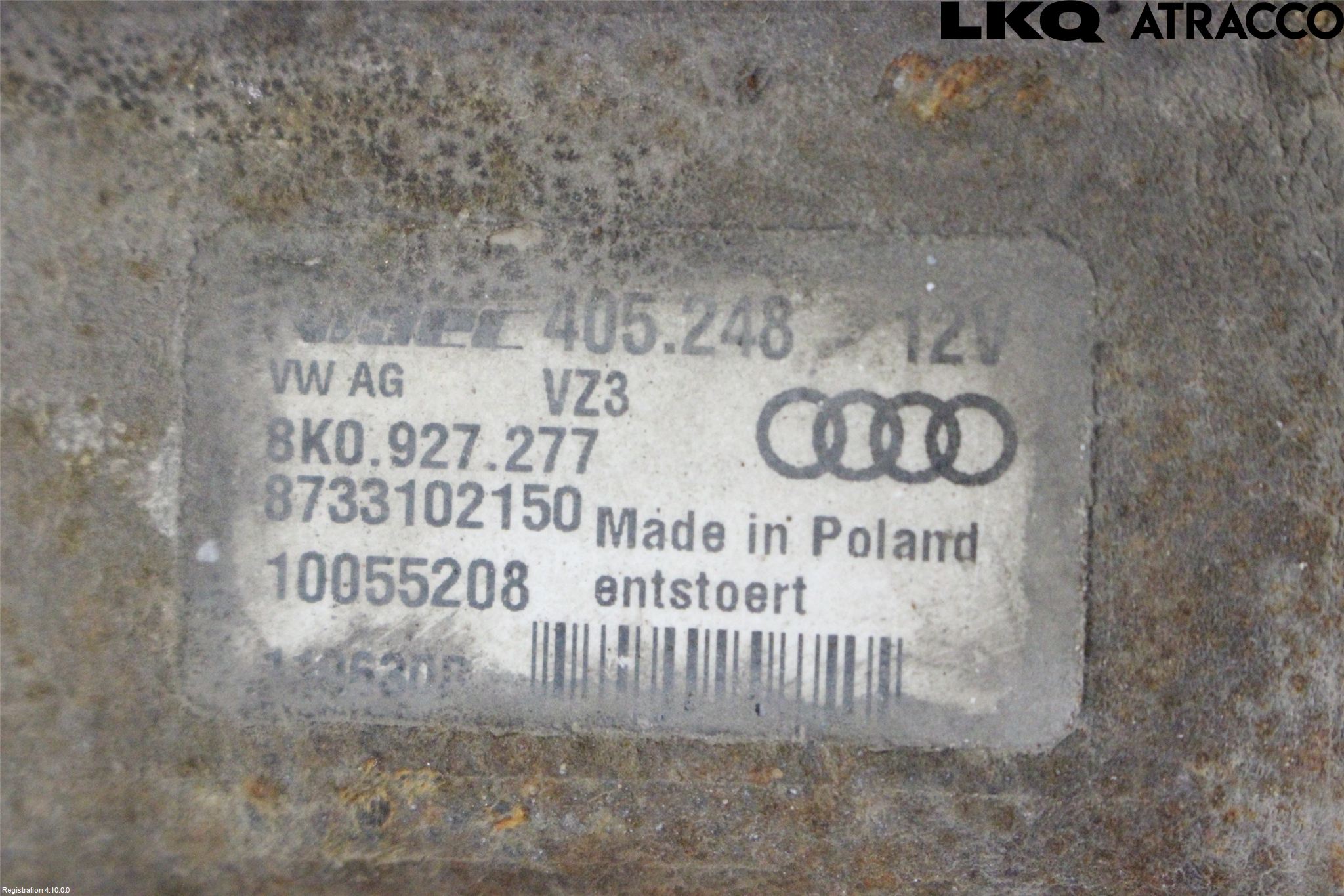 Audi A6/S6 4G 11-18 Bakaksel Kardang Bak -Diff