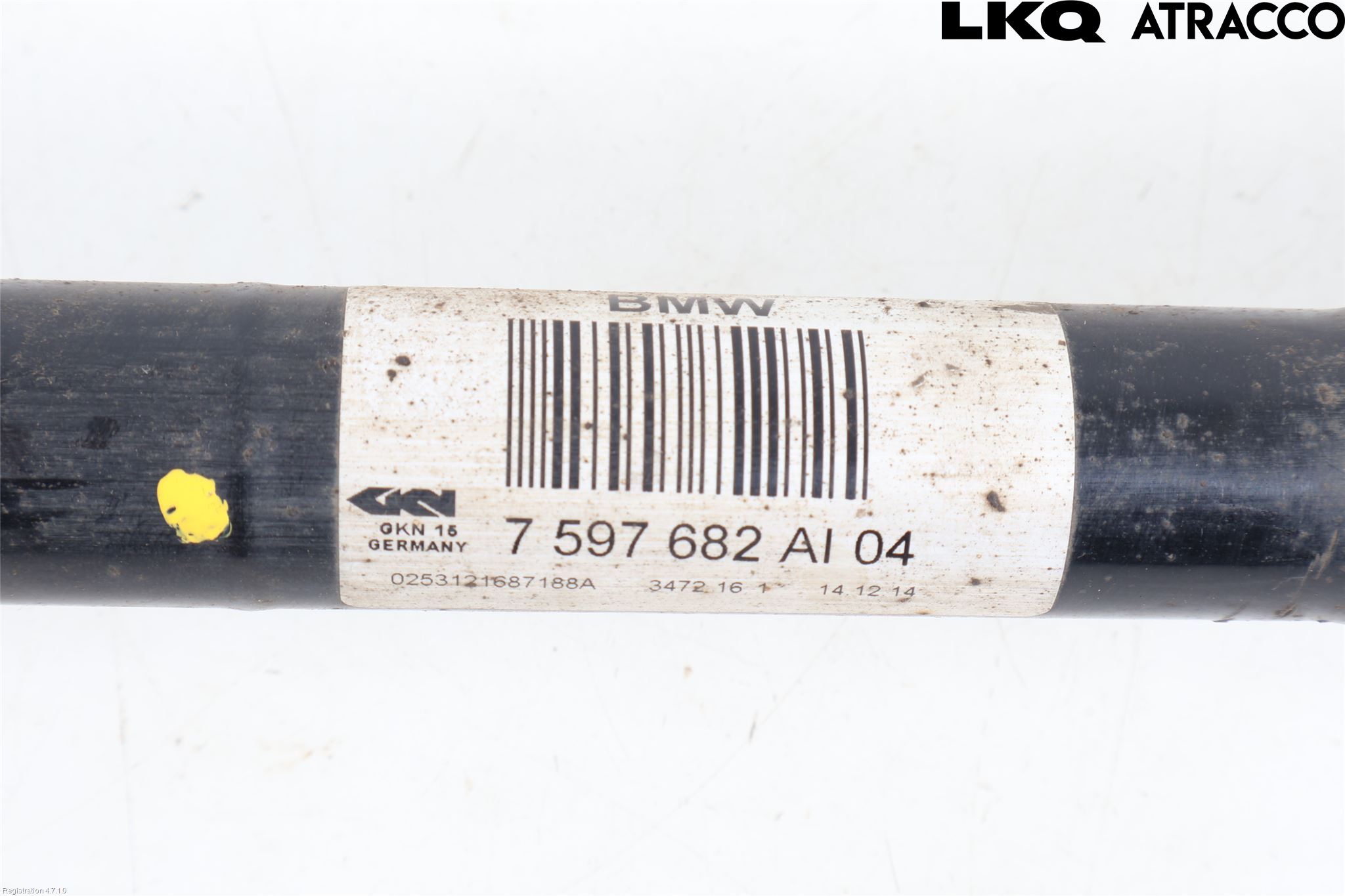 BMW 1 F20/F21 11-19 Drivaksel Bak Kompl Høyre