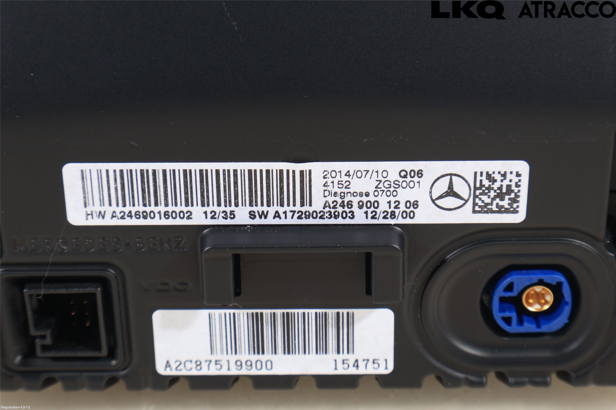 Mercedes-Benz MB GLA-KLASS (X156) 13-20 Multifunktionsdisplay