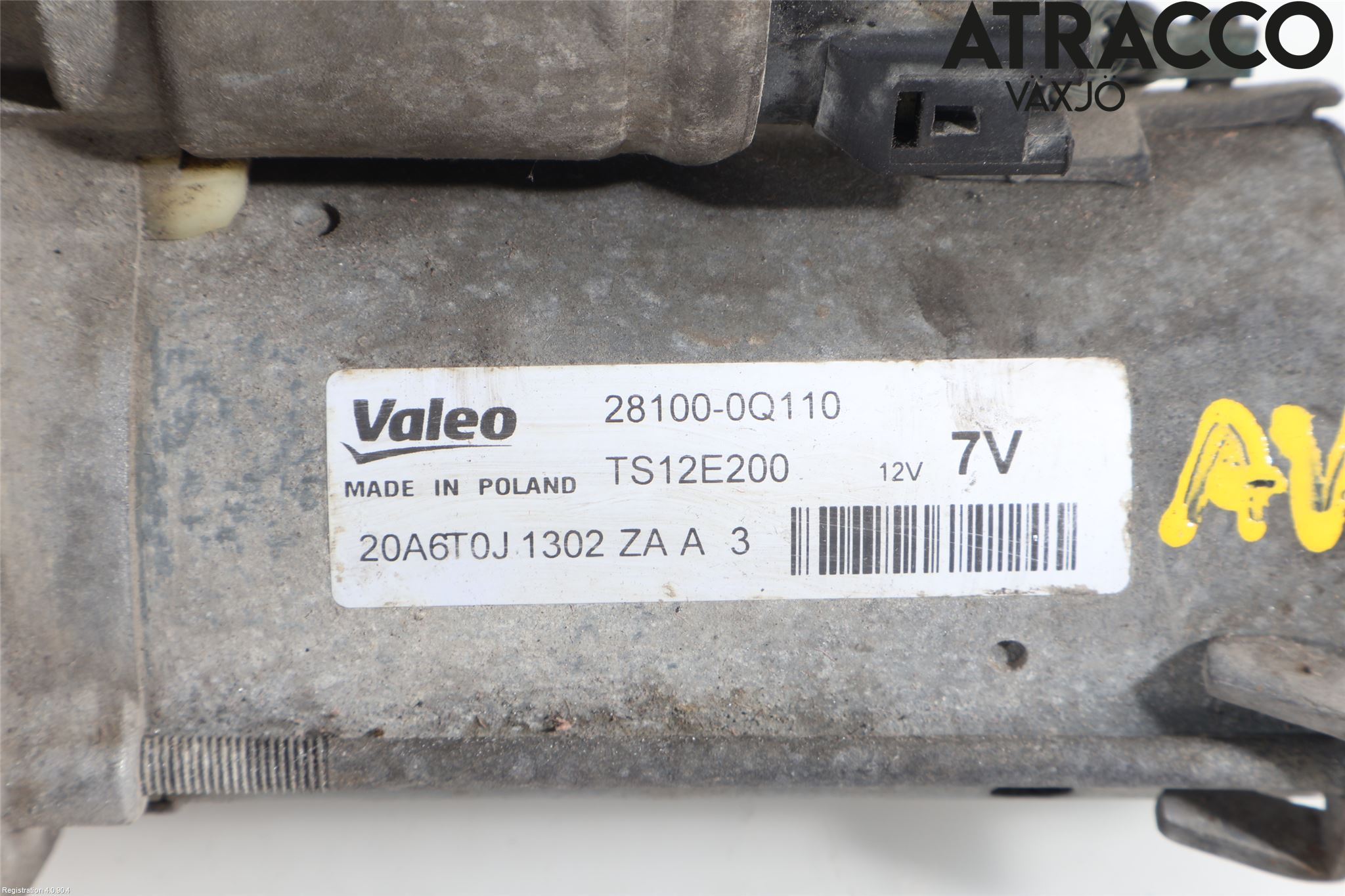 Toyota AYGO 15-21 Startmotor