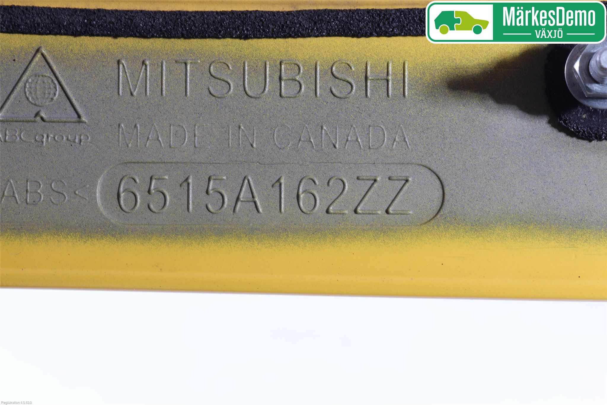 Mitsubishi ECLIPS Refleksplate - Skiltplate