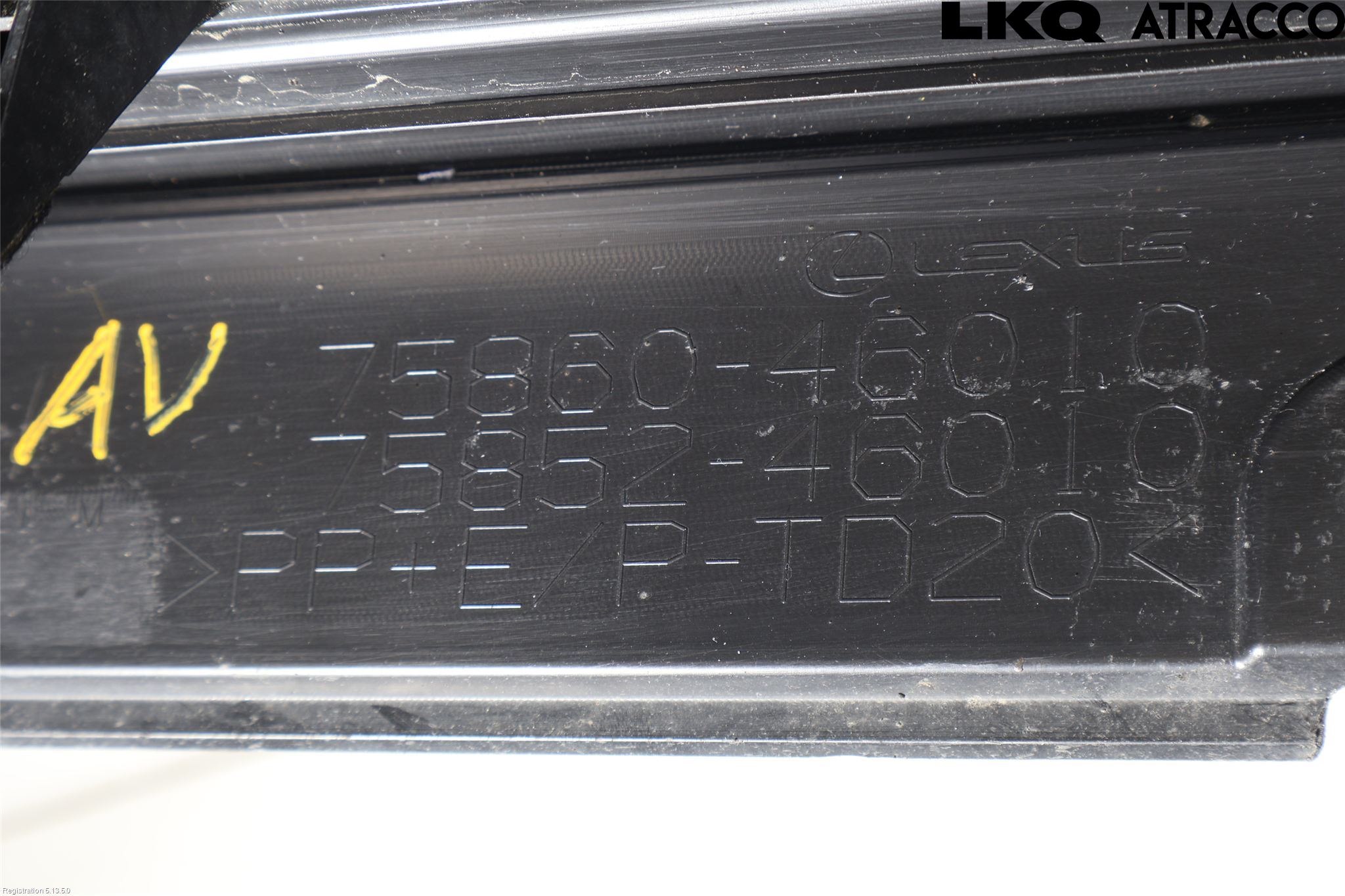 Lexus RZ 23- Kanalskjørt Venstre
