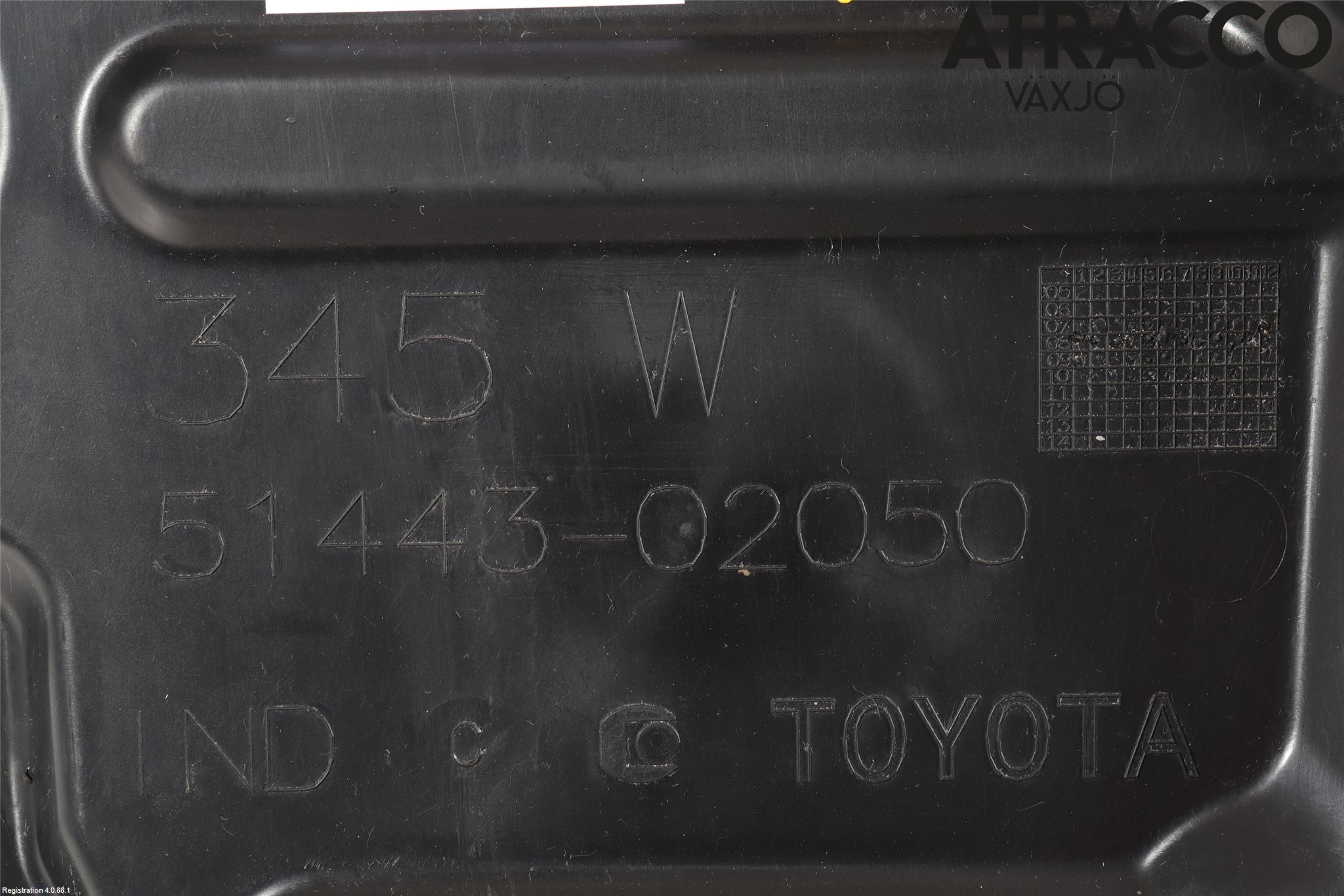 Toyota AURIS 10-12 Bunnplate U Motor-Gear-Dørk