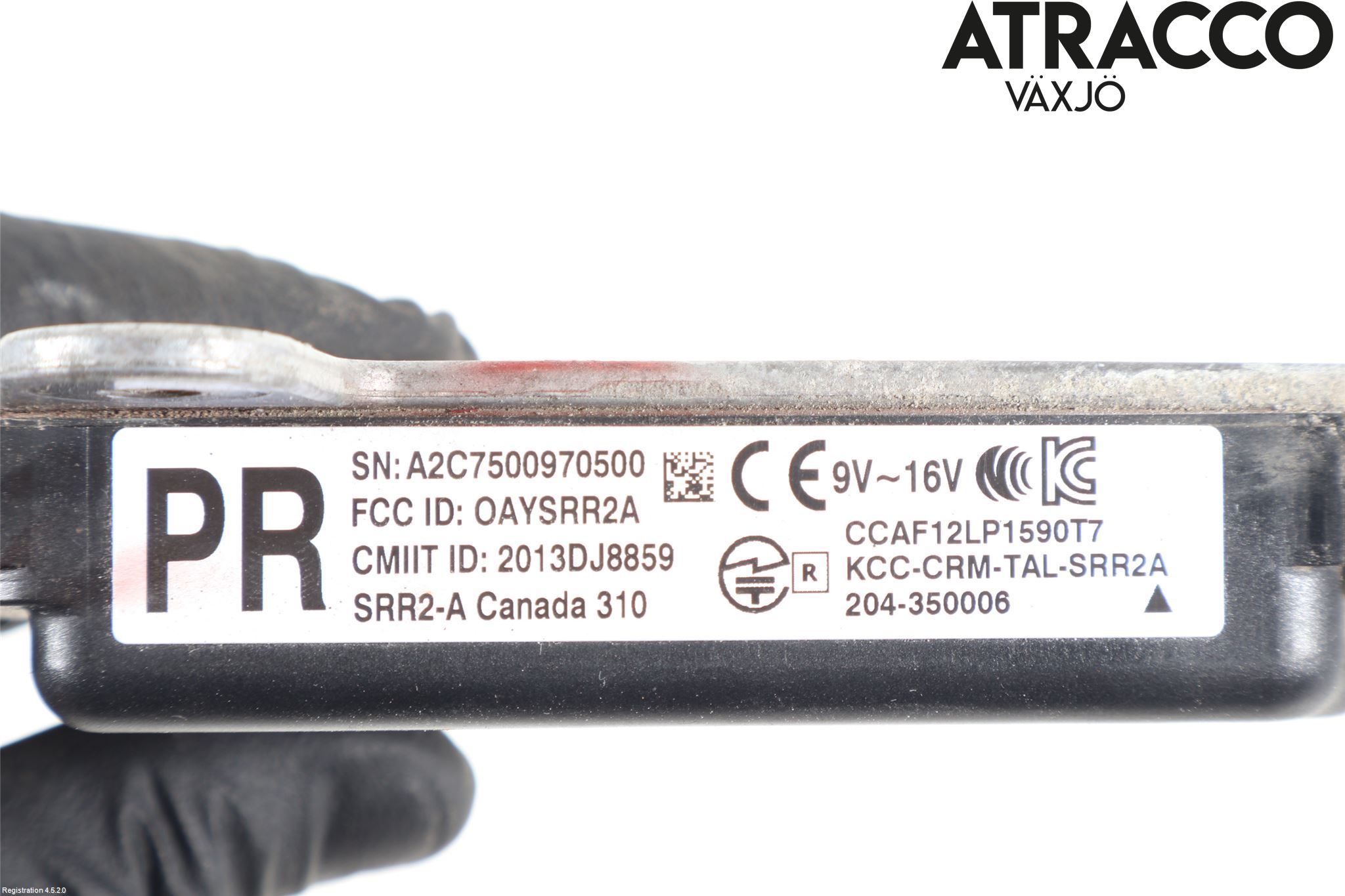 Toyota PRIUS (ZVW50) 16-21 Sensor Kollisjonsbeskyttelse