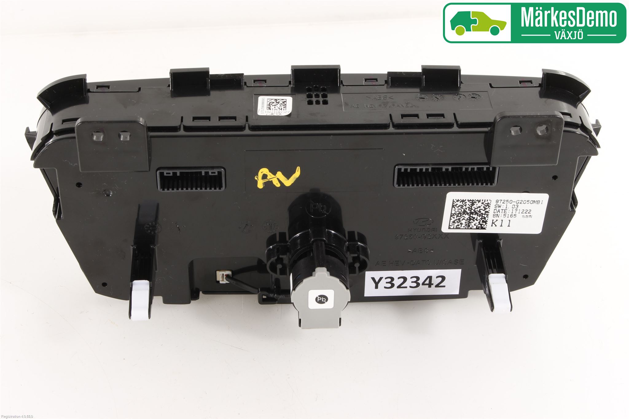 Hyundai IONIQ AE 17-22 Varme Ac Betjening-Display