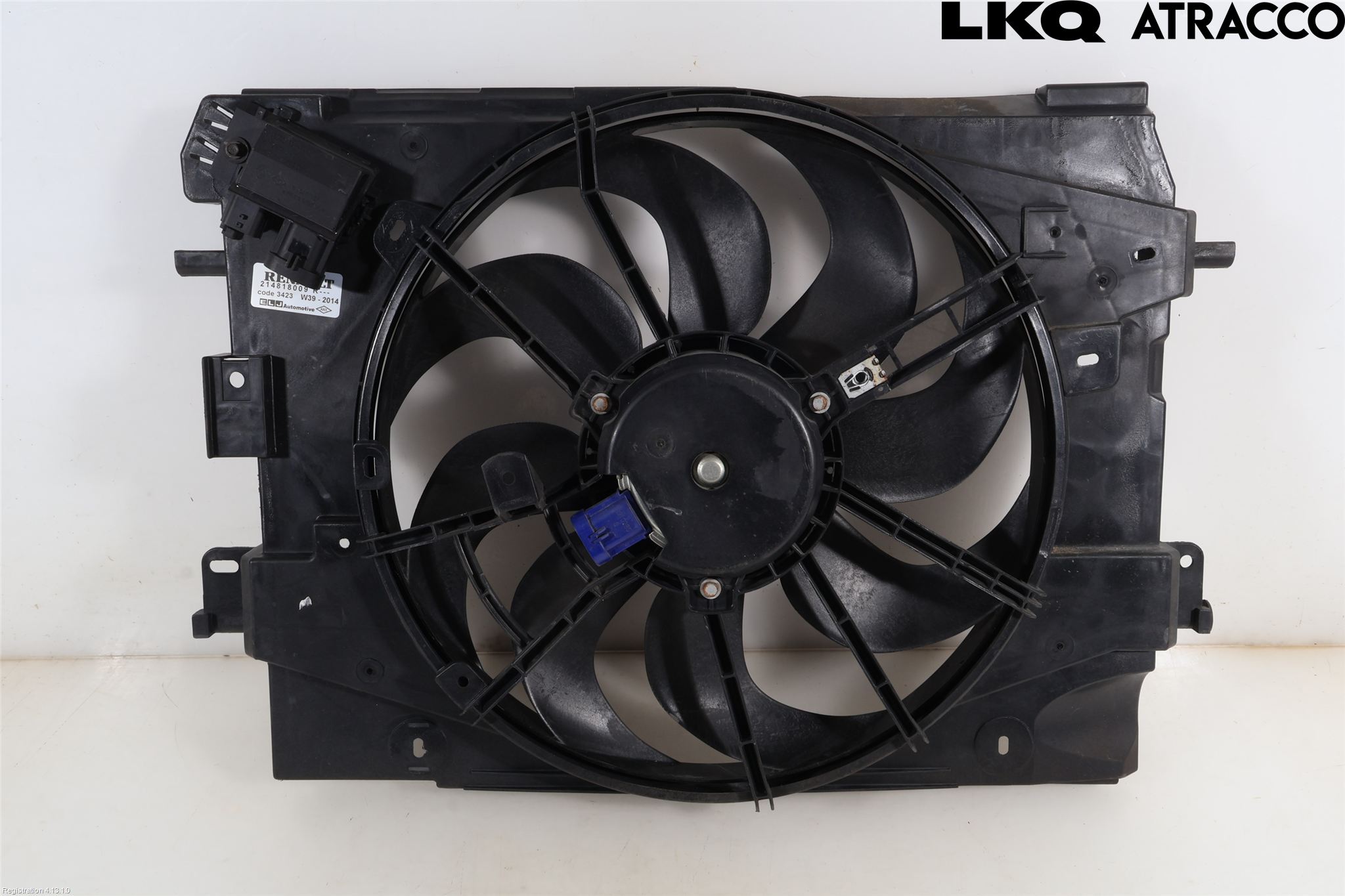 Renault CAPTUR 13-19 Kjølevifte-Radiator Hus-Kåpe