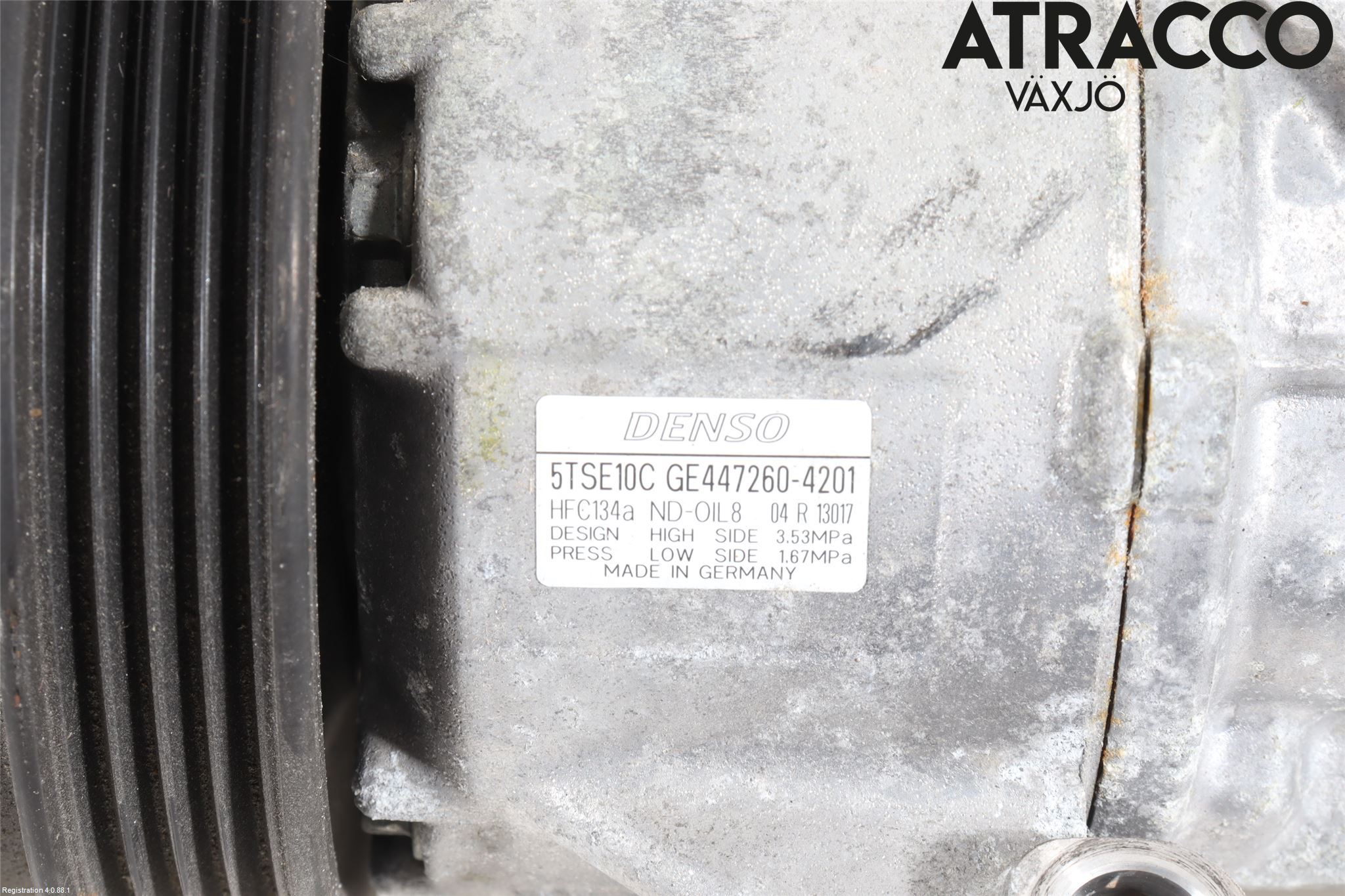 Toyota YARIS XP130 12-14 Varme Ac Kompressor