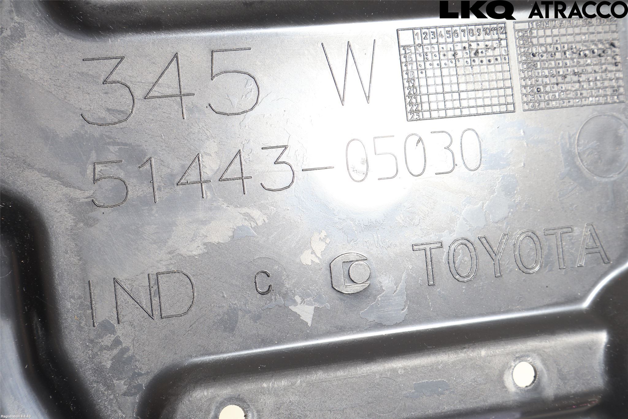Toyota AURIS 13-19 Bunnplate U Motor-Gear-Dørk